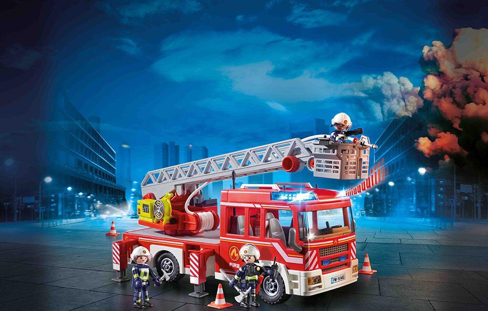 Produktbild PLAYMOBIL 9463 - City Action - Feuerwehr-Leiterfahrzeug 3 von 3