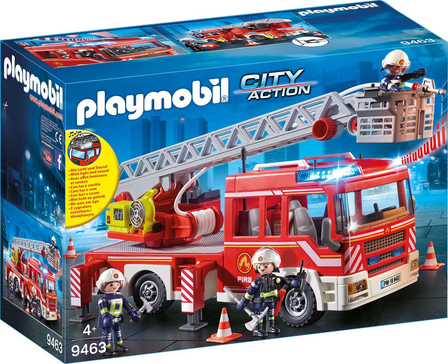 PLAYMOBIL 9463 - City Action - Feuerwehr-Leiterfahrzeug