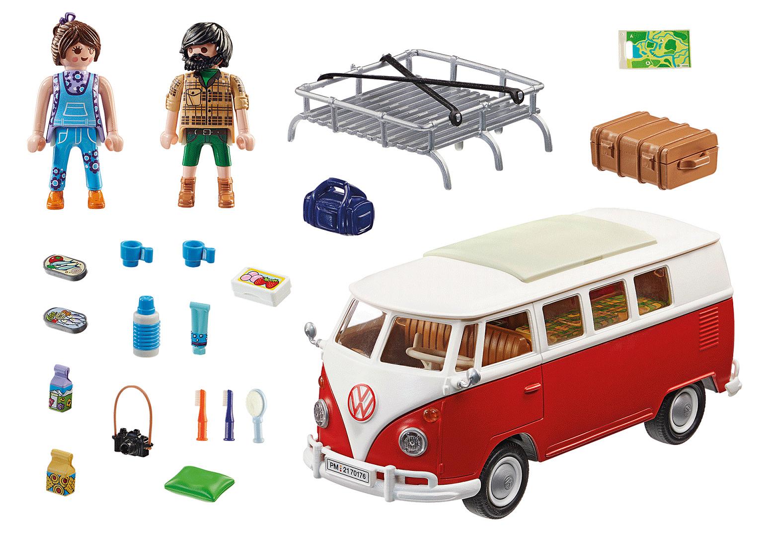 Produktbild PLAYMOBIL 70176 - Volkswagen T1 Camping Bus 4 von 7