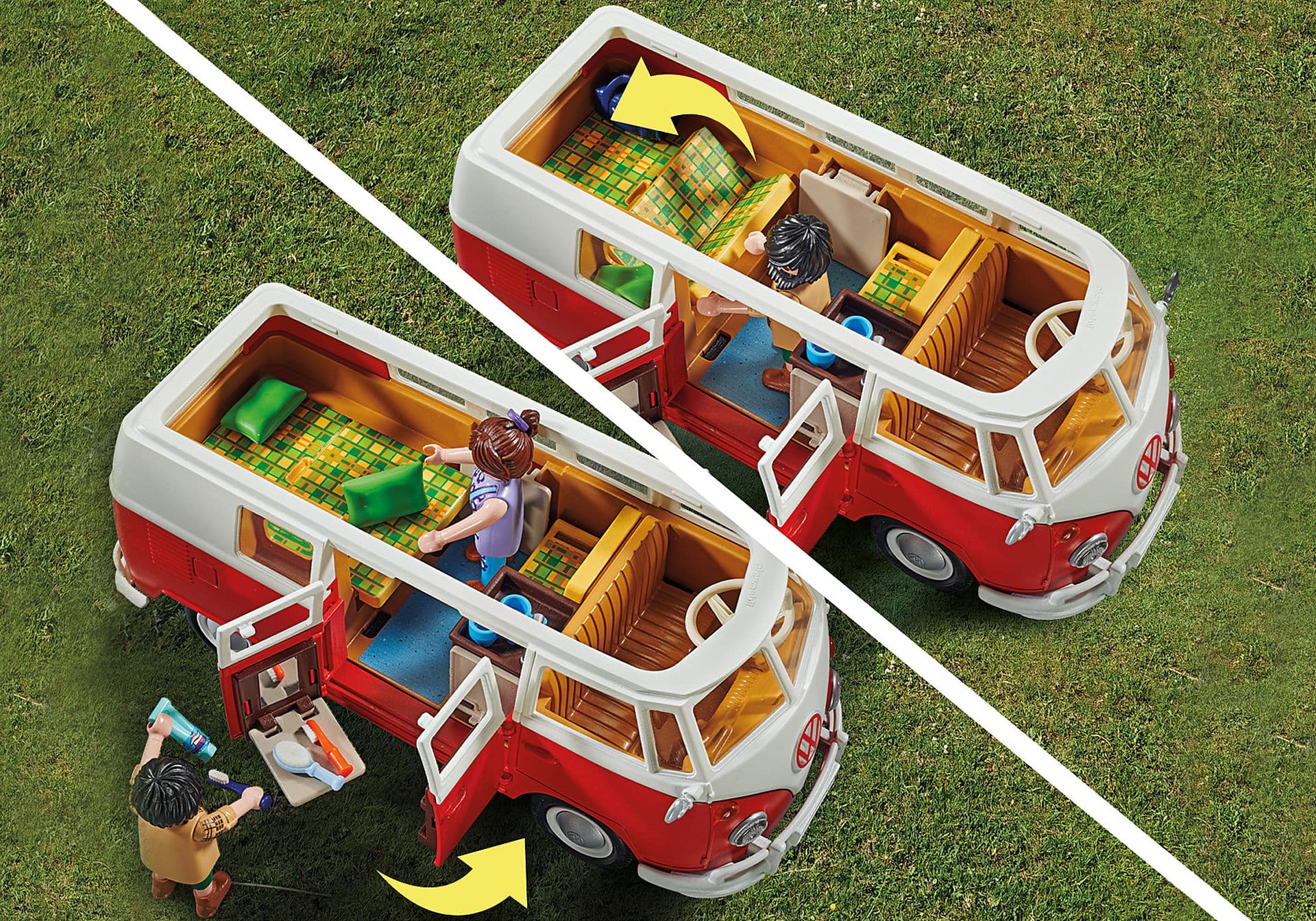 Produktbild PLAYMOBIL 70176 - Volkswagen T1 Camping Bus 6 von 7