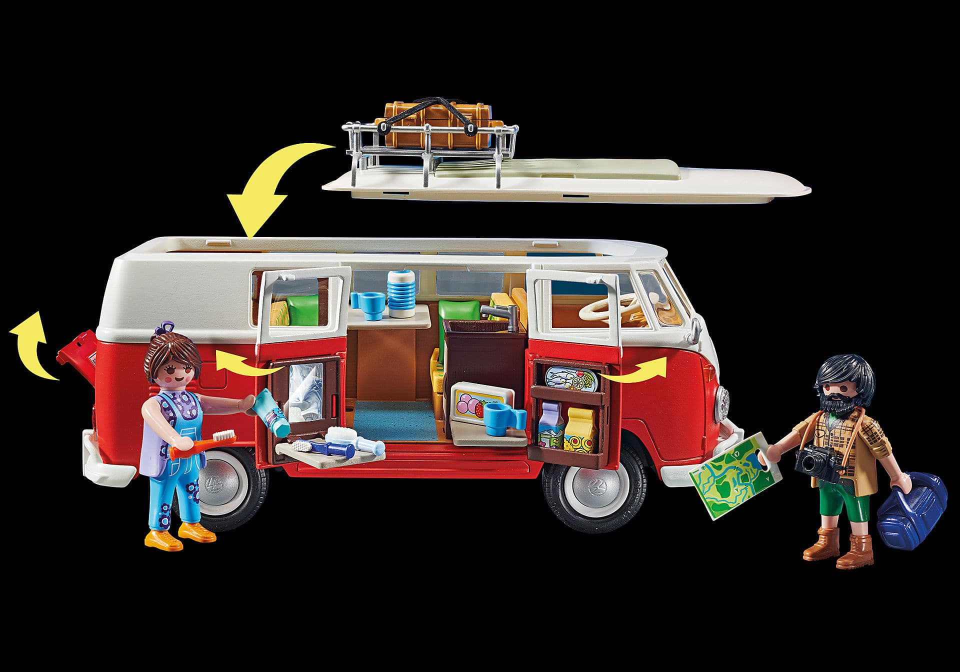 Produktbild PLAYMOBIL 70176 - Volkswagen T1 Camping Bus 7 von 7