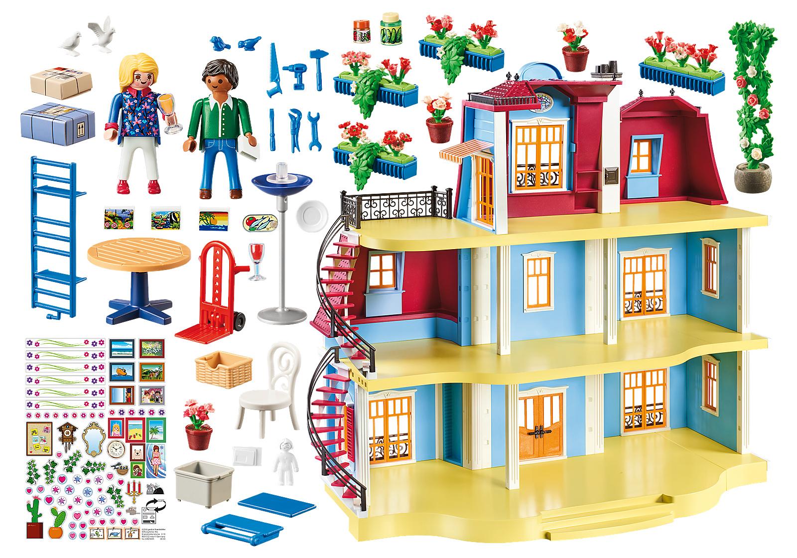 Produktbild PLAYMOBIL 70205 - Dollhouse - Mein Großes Puppenhaus 2 von 6