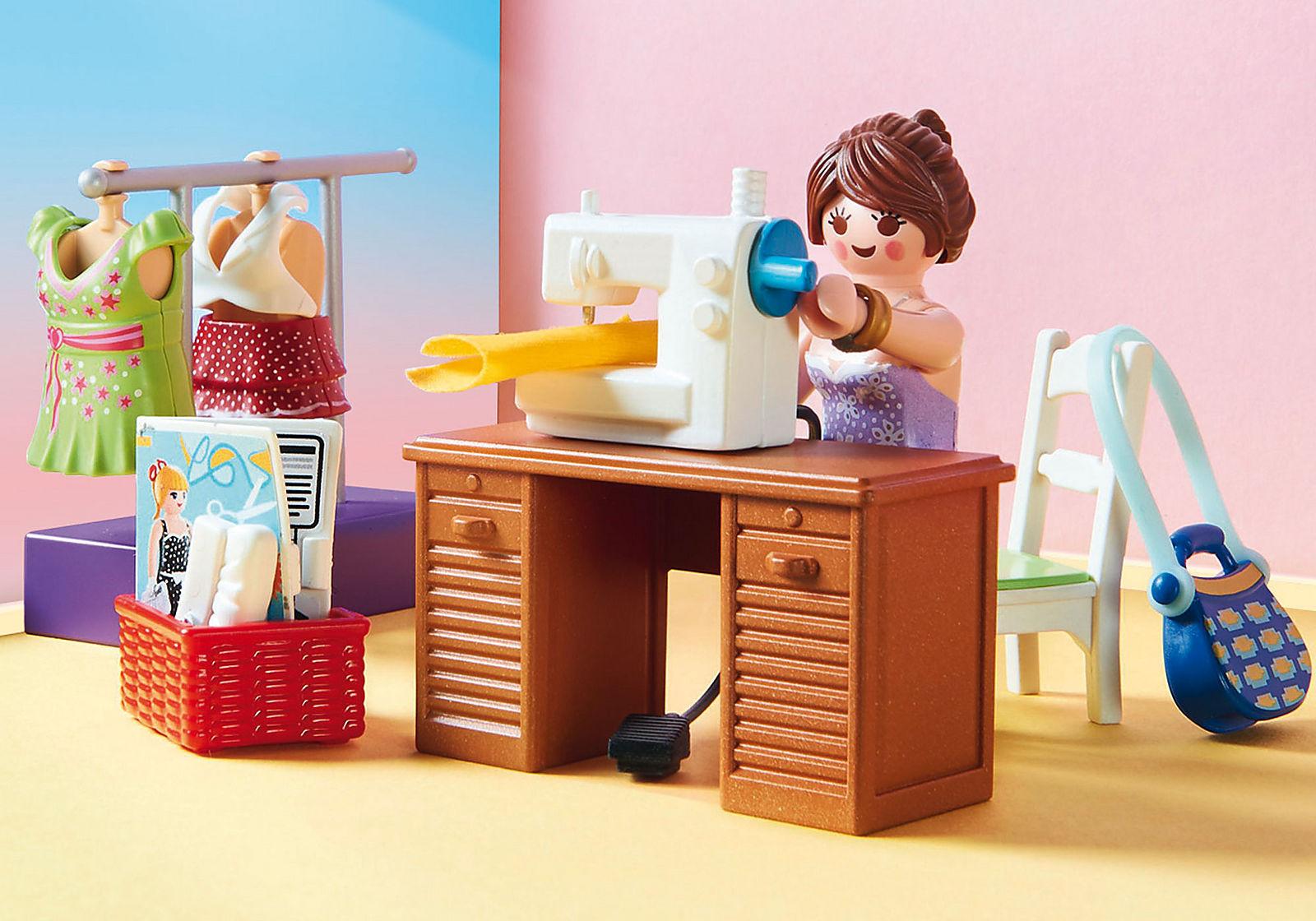 Produktbild PLAYMOBIL 70208 - Dollhouse - Schlafzimmer mit Nähecke 5 von 5