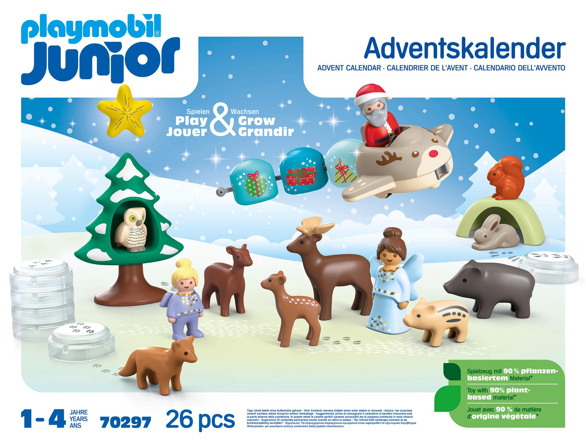 Produktbild PLAYMOBIL 70297 JUNIOR Adventskalender Schneeweihnacht 3 von 8