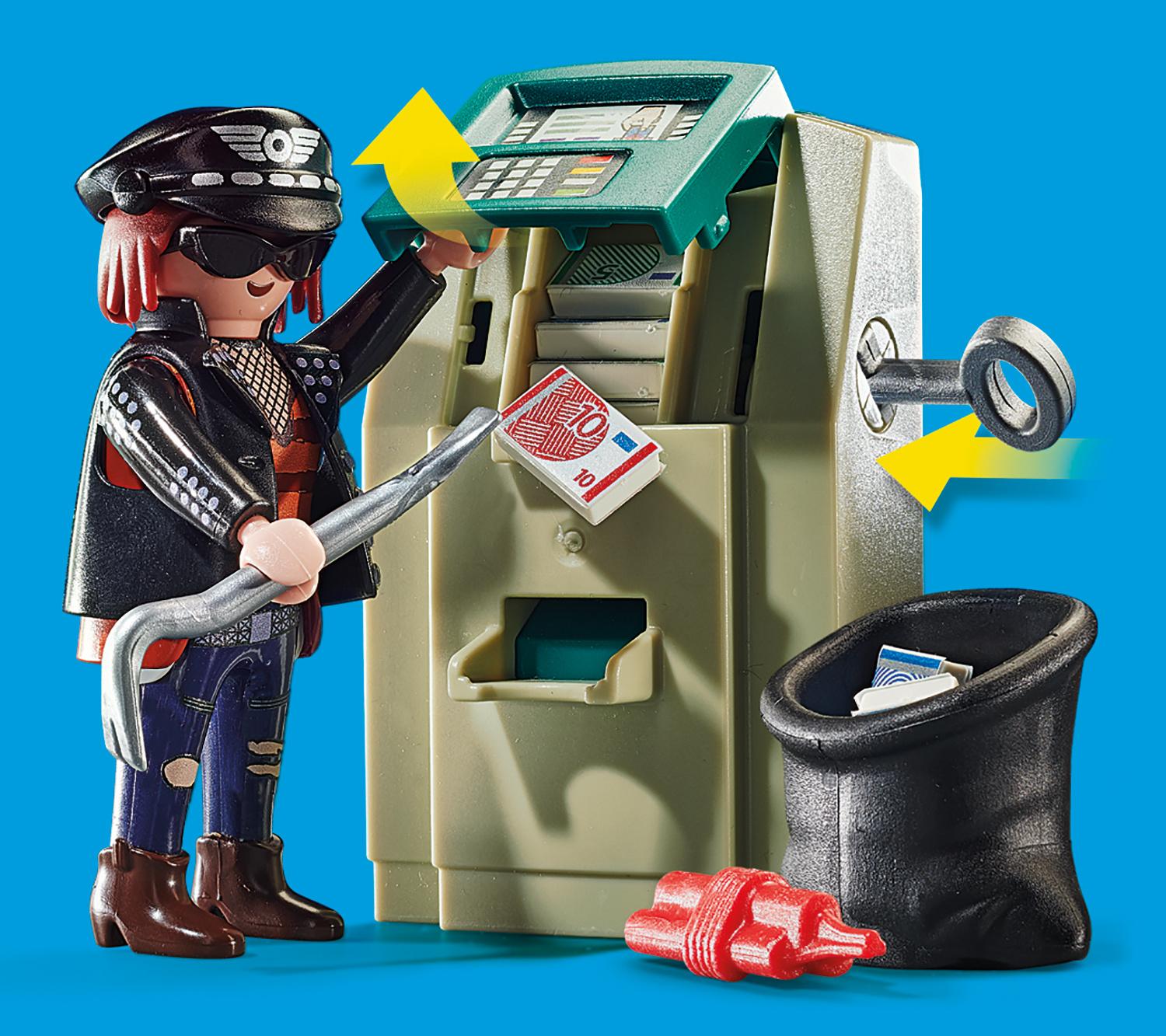 Produktbild PLAYMOBIL 70572 - City Action - Polizei-Motorrad: Verfolgung des Geldräubers 4 von 4