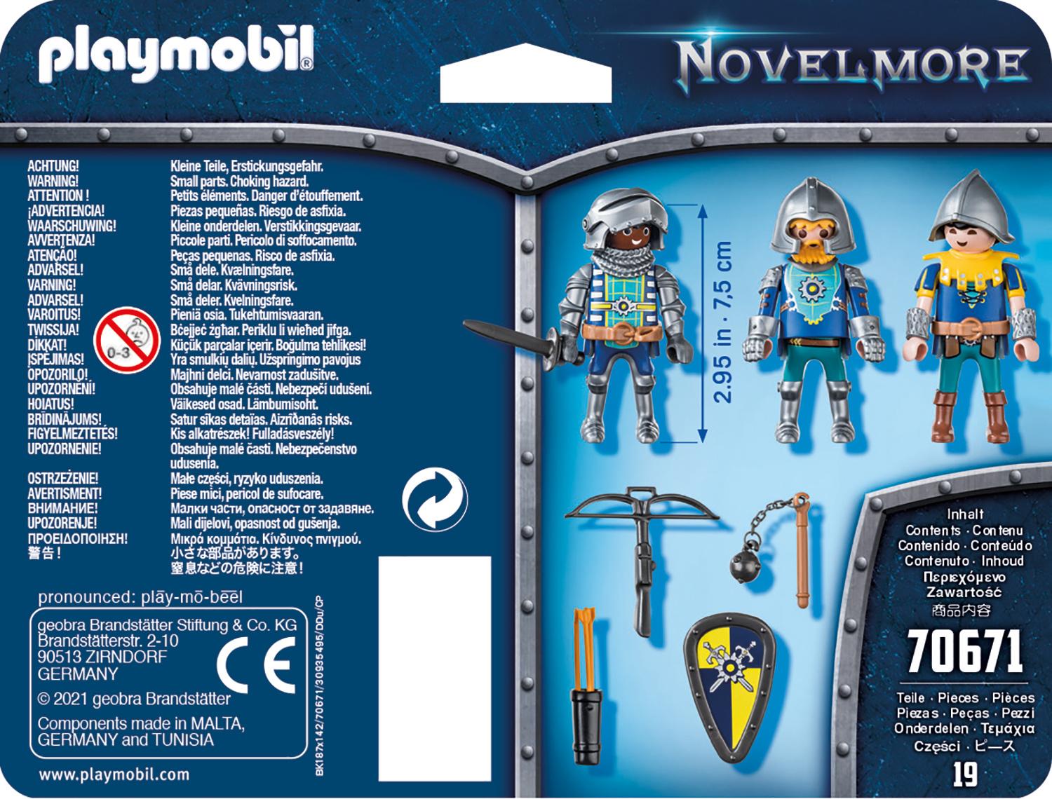 Produktbild PLAYMOBIL 70671 - Novelmore - 3er Set Novelmore Ritter 2 von 3