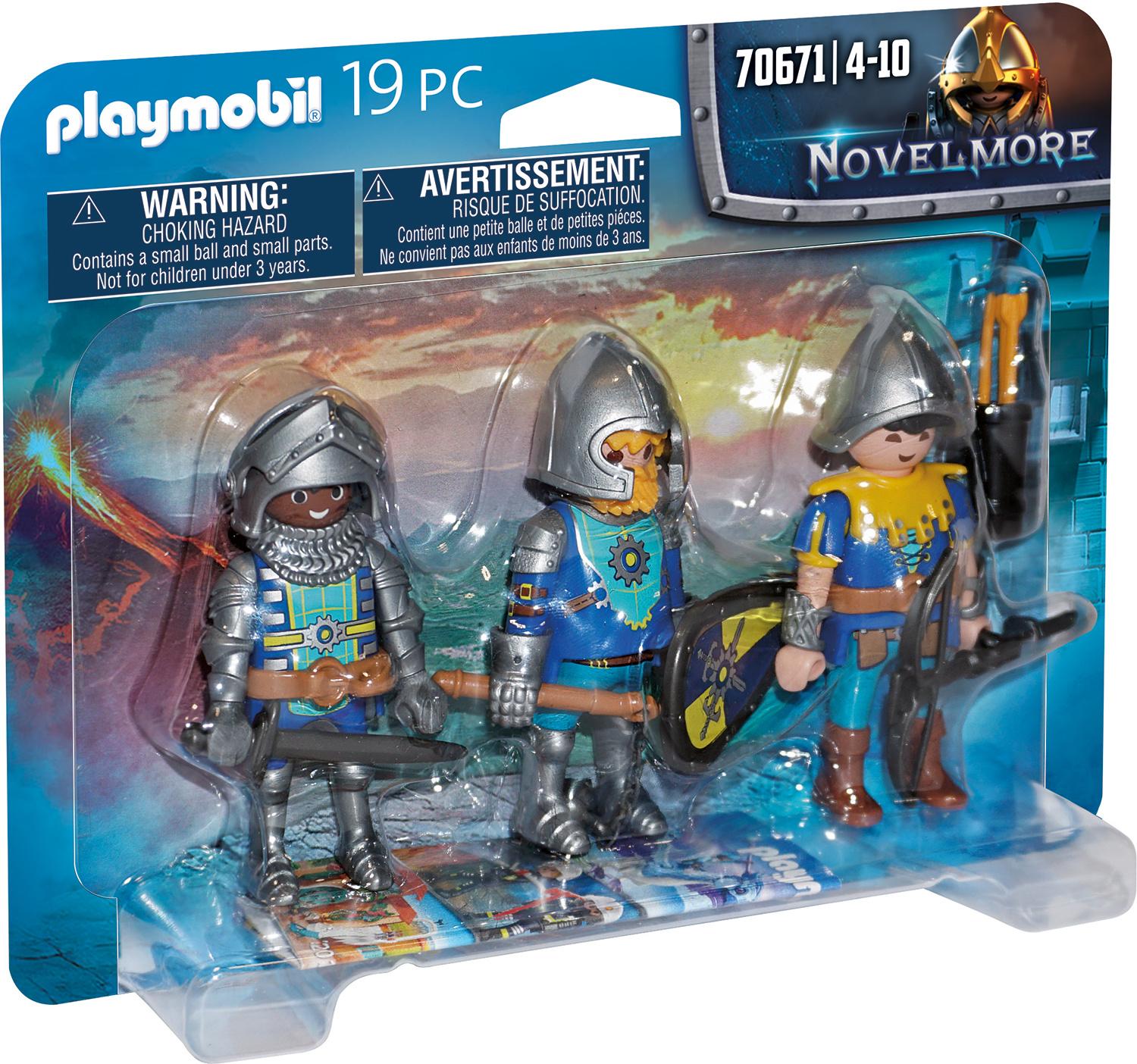 PLAYMOBIL 70671 - Novelmore - 3er Set Novelmore Ritter