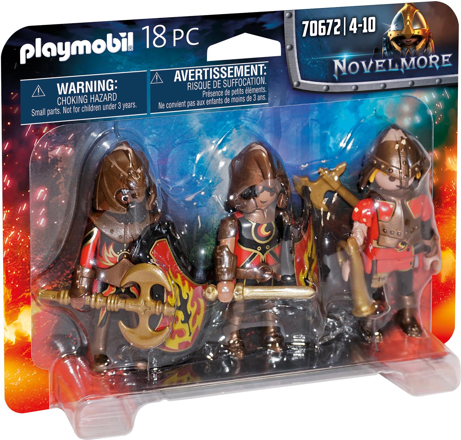 PLAYMOBIL 70672 - Novelmore - 3er Set Burnham Raiders