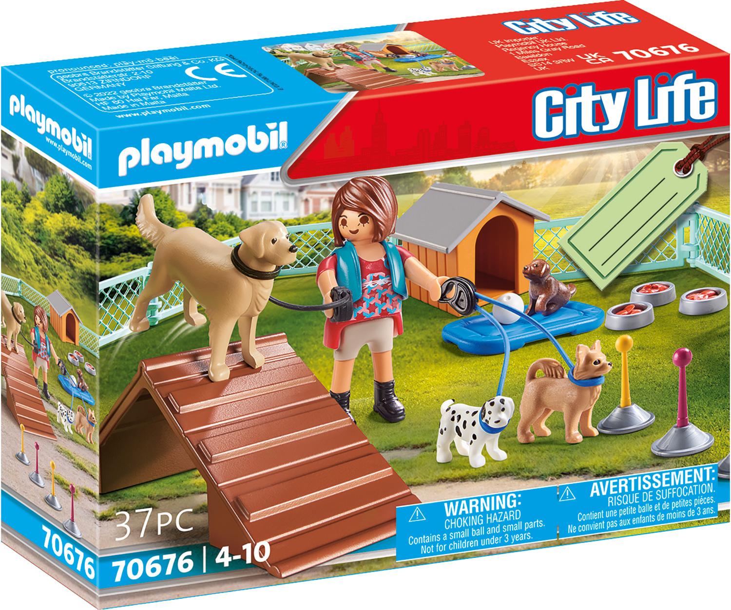 PLAYMOBIL 70676 - City Life - Geschenkset"Hundetrainerin"