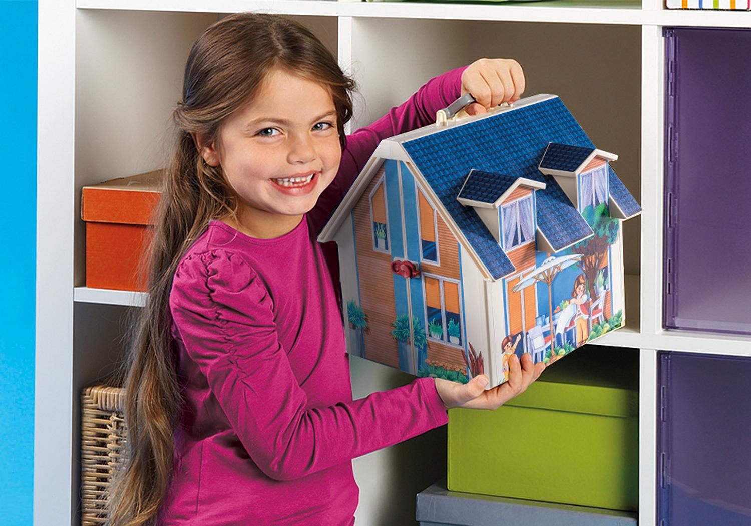 Produktbild PLAYMOBIL 70985 - Dollhouse - Mitnehm-Puppenhaus 2 von 6