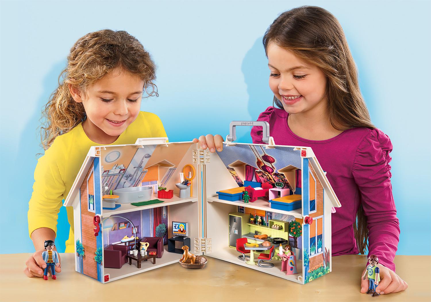Produktbild PLAYMOBIL 70985 - Dollhouse - Mitnehm-Puppenhaus 3 von 6