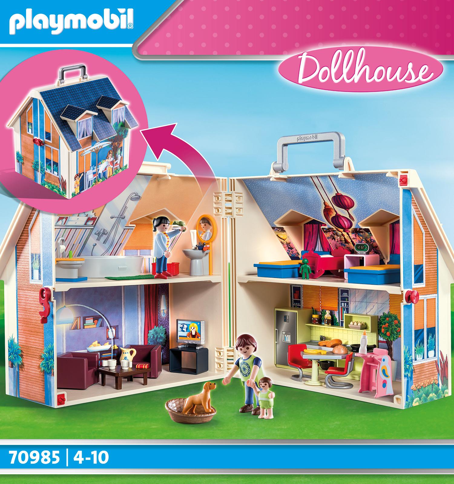 Produktbild PLAYMOBIL 70985 - Dollhouse - Mitnehm-Puppenhaus 4 von 6