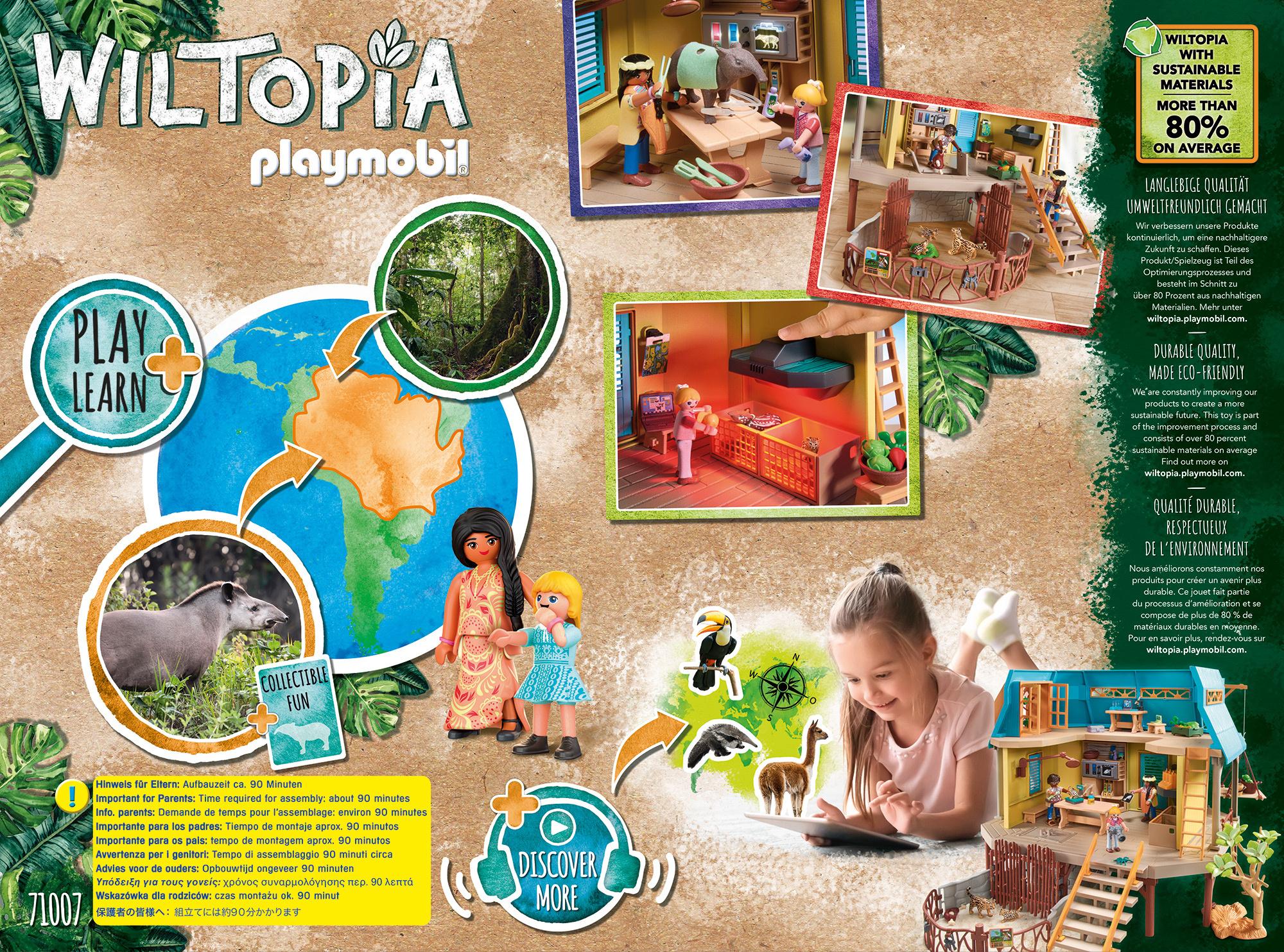 Produktbild PLAYMOBIL 71007 -  WILTOPIA Tierpflegestation 4 von 8