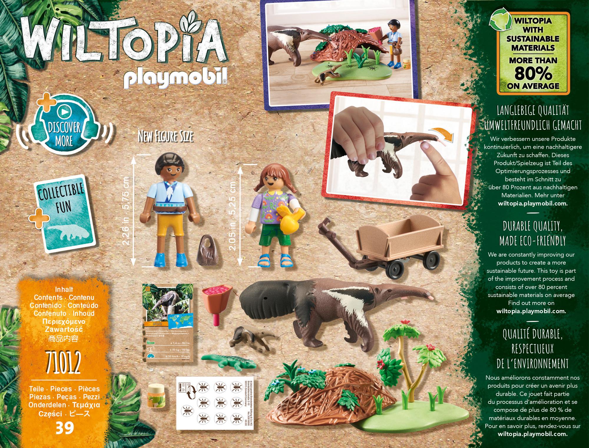 Produktbild PLAYMOBIL 71012 -  WILTOPIA Ameisenbärpflege 4 von 6