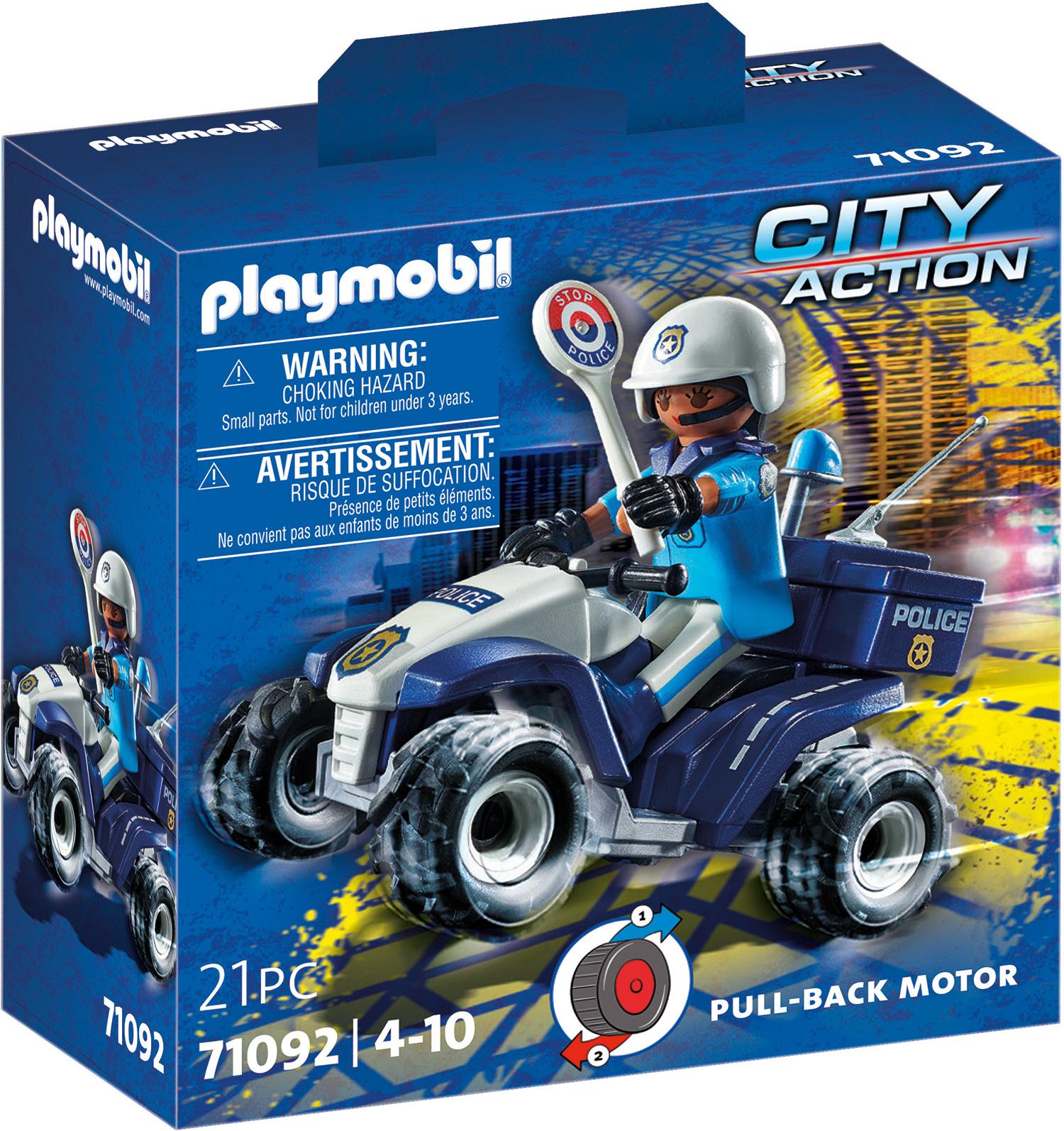PLAYMOBIL 71092 - City Action - Polizei-Speed Quad