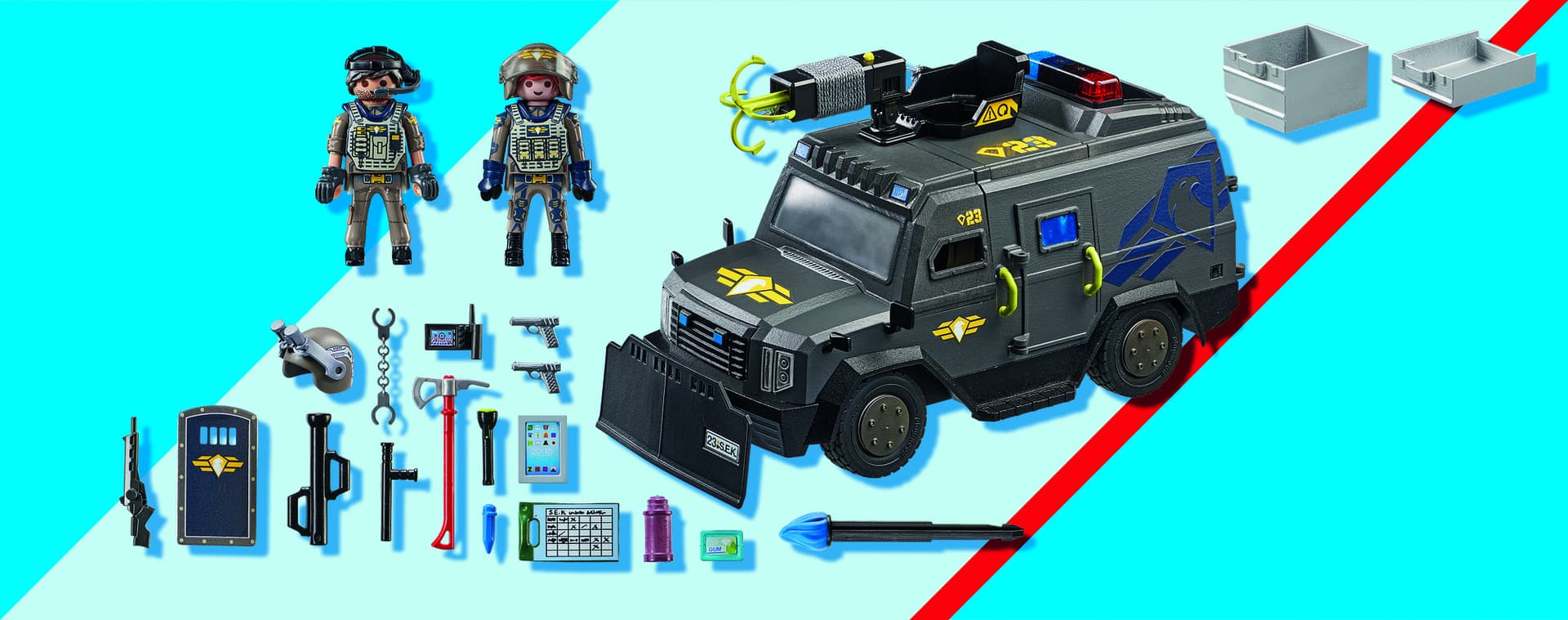 PLAYMOBIL 71144 - City Action - SWAT-Geländefahrzeug online bestellen ...