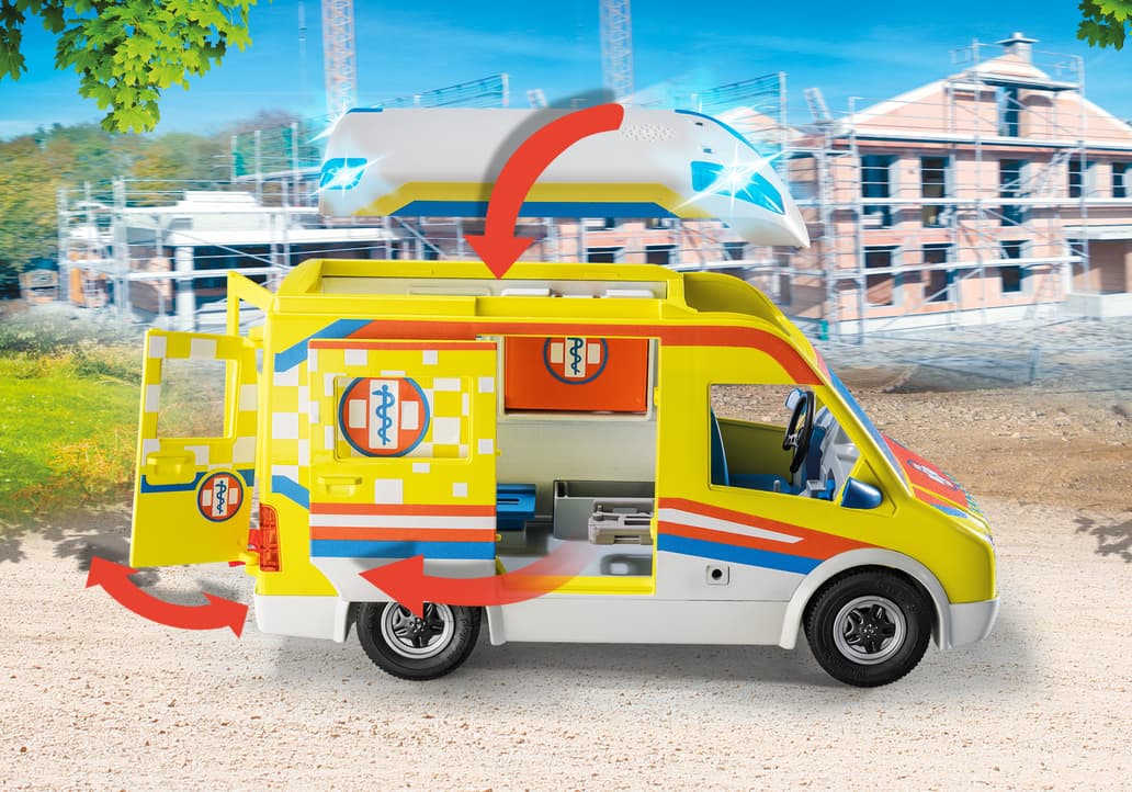 PLAYMOBIL 71202 - City Life - Rettungswagen mit Licht und Sound online ...