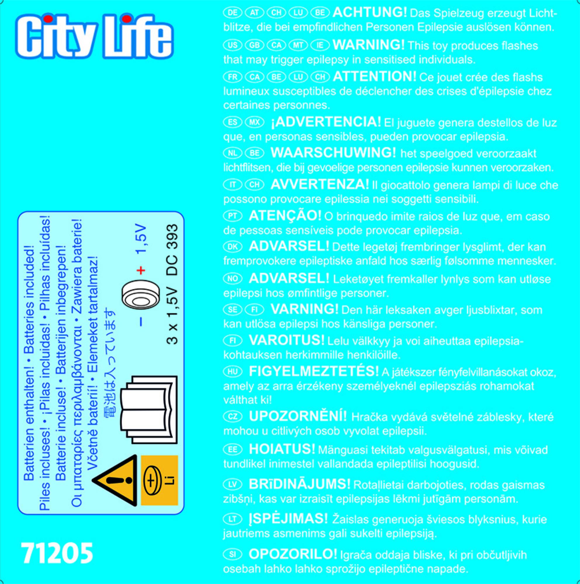 Produktbild PLAYMOBIL 71205 - City Life - Notarzt-Motorrad mit Blinklicht 2 von 4