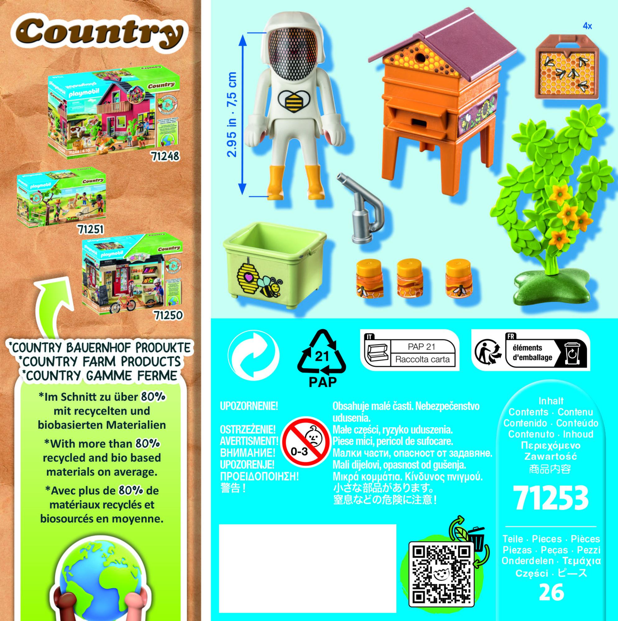 Produktbild PLAYMOBIL 71253 - Country - Imkerin 2 von 5