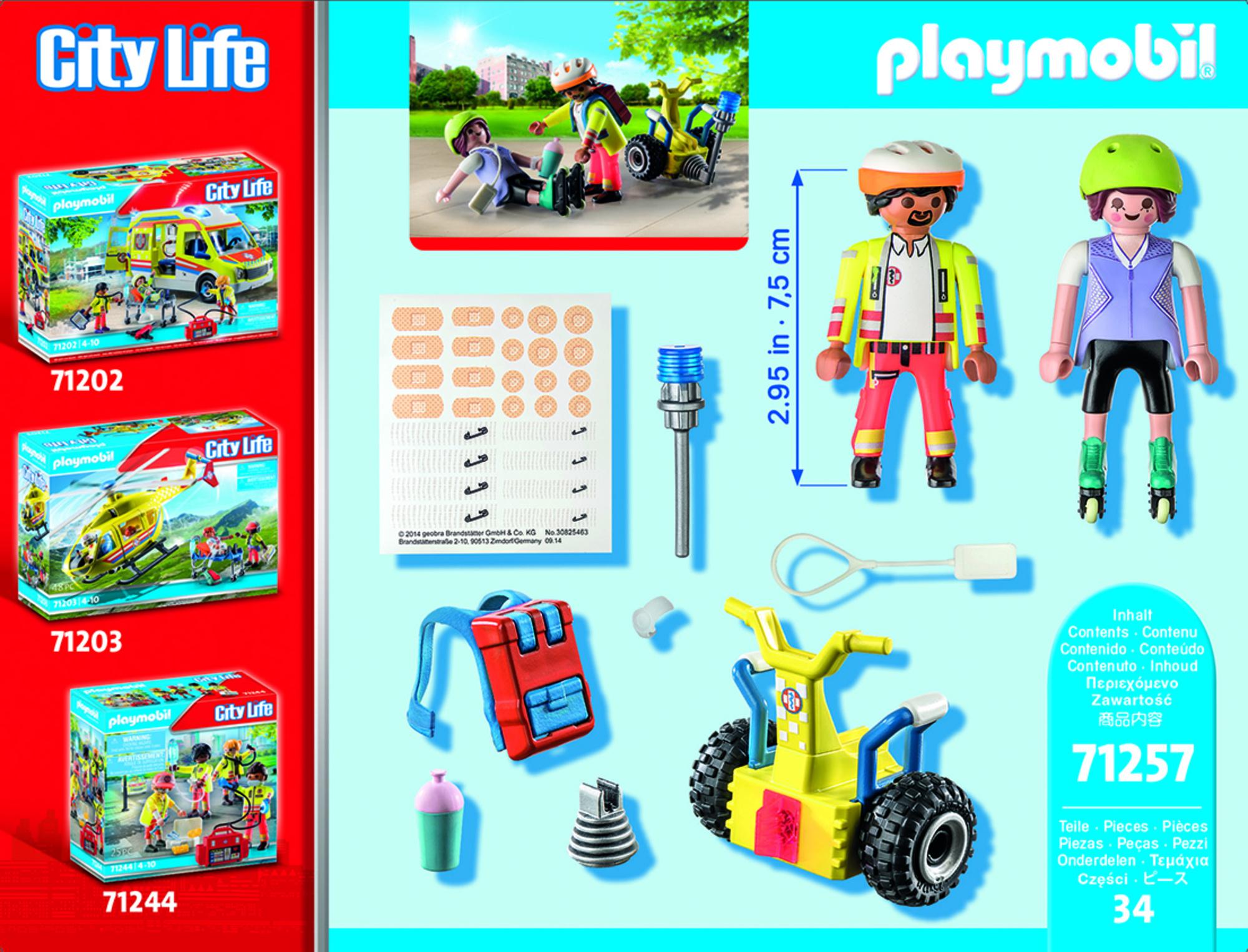 Produktbild PLAYMOBIL 71257 - City Life - Starter Pack Rettung mit Balance-Racer 2 von 6