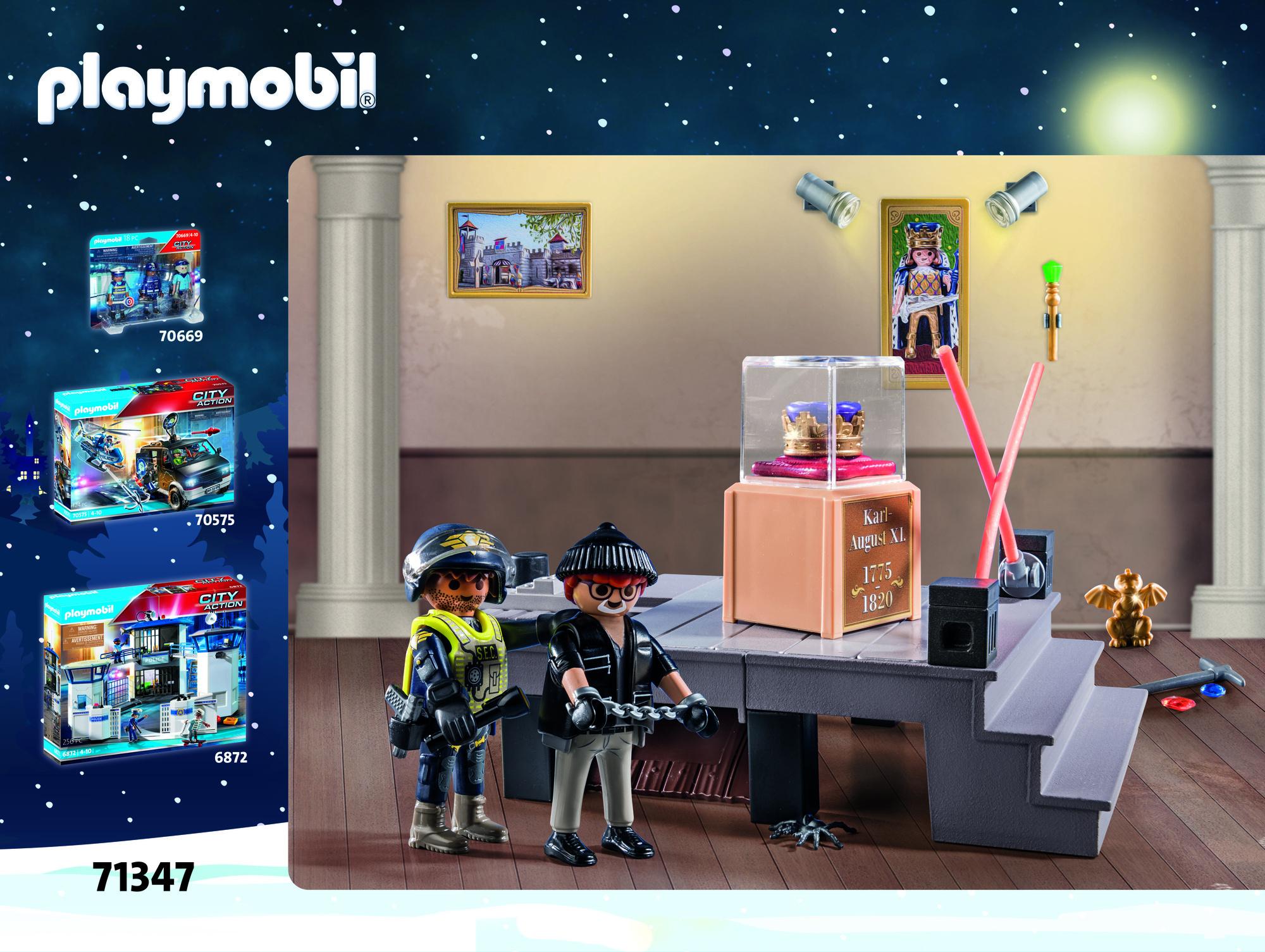 Produktbild PLAYMOBIL 71347 Adventskalender Polizei Museumsdiebstahl 4 von 7