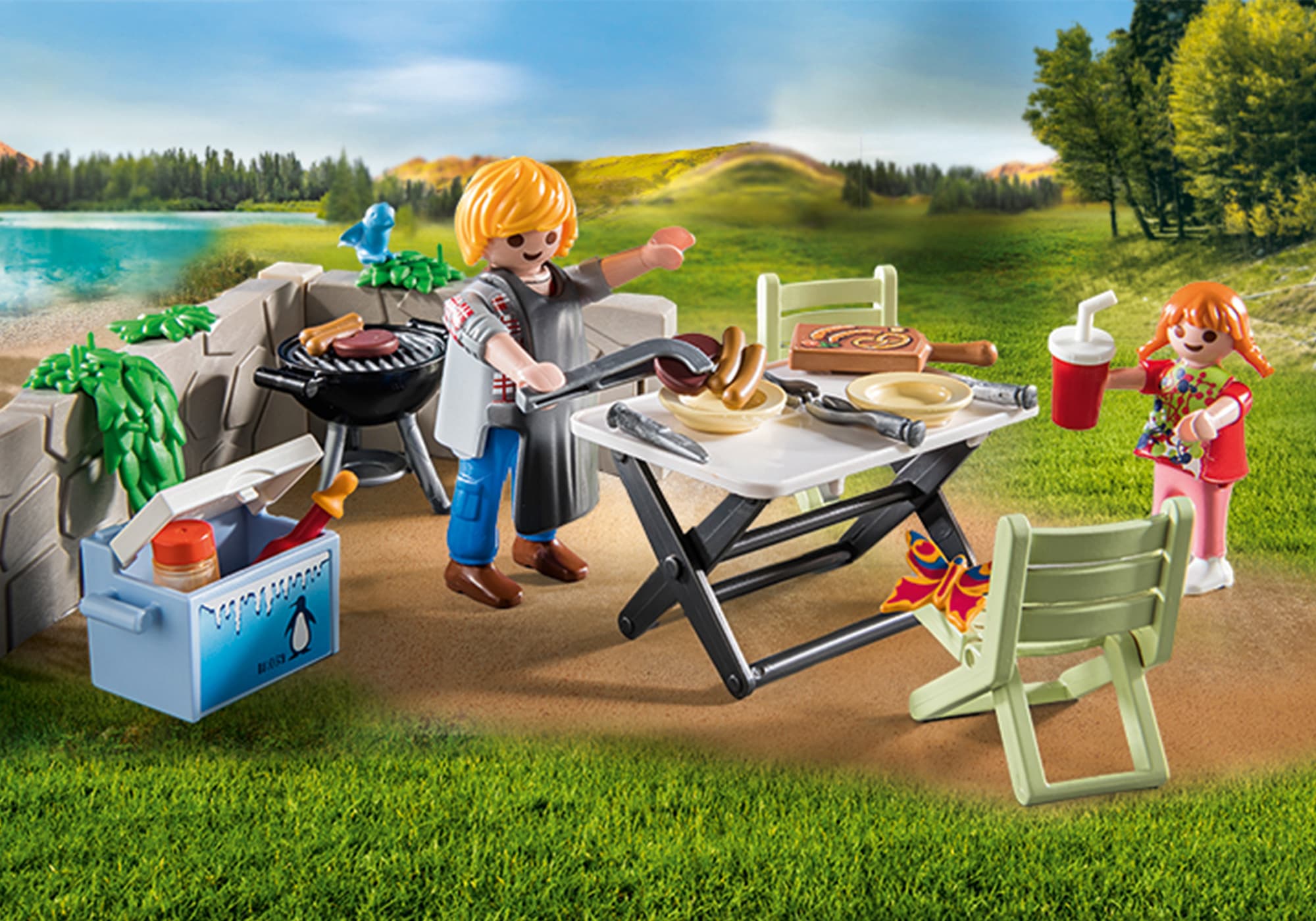 Produktbild PLAYMOBIL 71427 - Family Fun - Gemeinsames Grillen 3 von 5