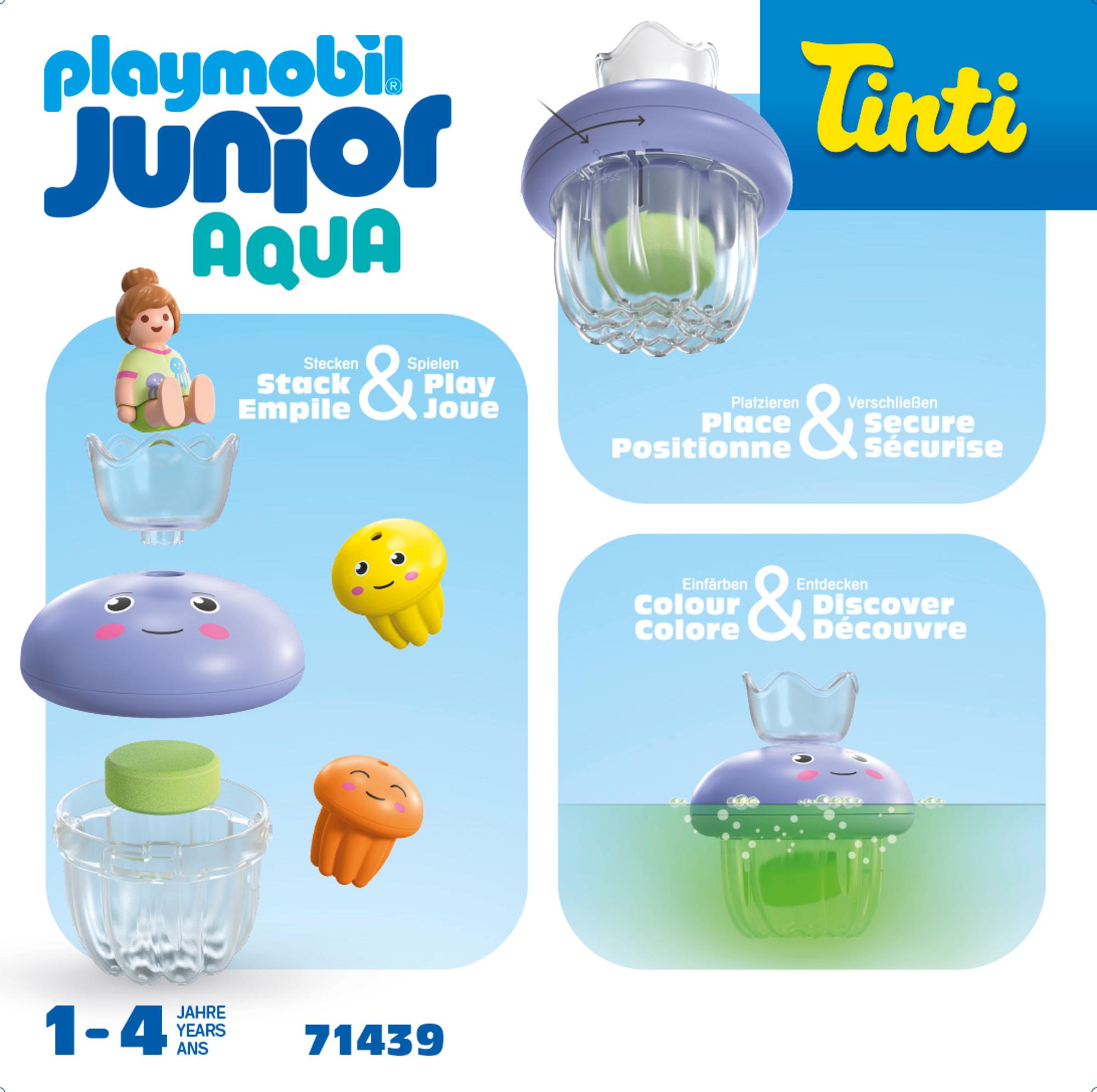 Produktbild PLAYMOBIL 71439 JUNIOR&Tinti: Bunte Quallenfamilie 2 von 10
