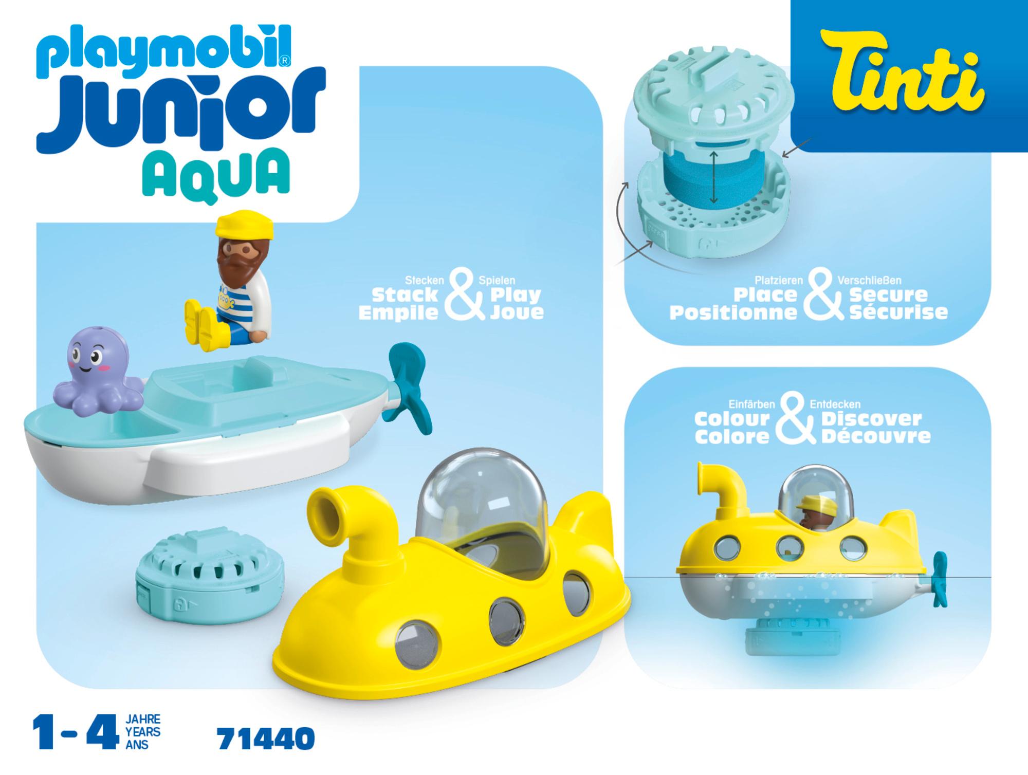 Produktbild PLAYMOBIL 71440 JUNIOR&Tinti: Buntes U-Boot 2 von 3