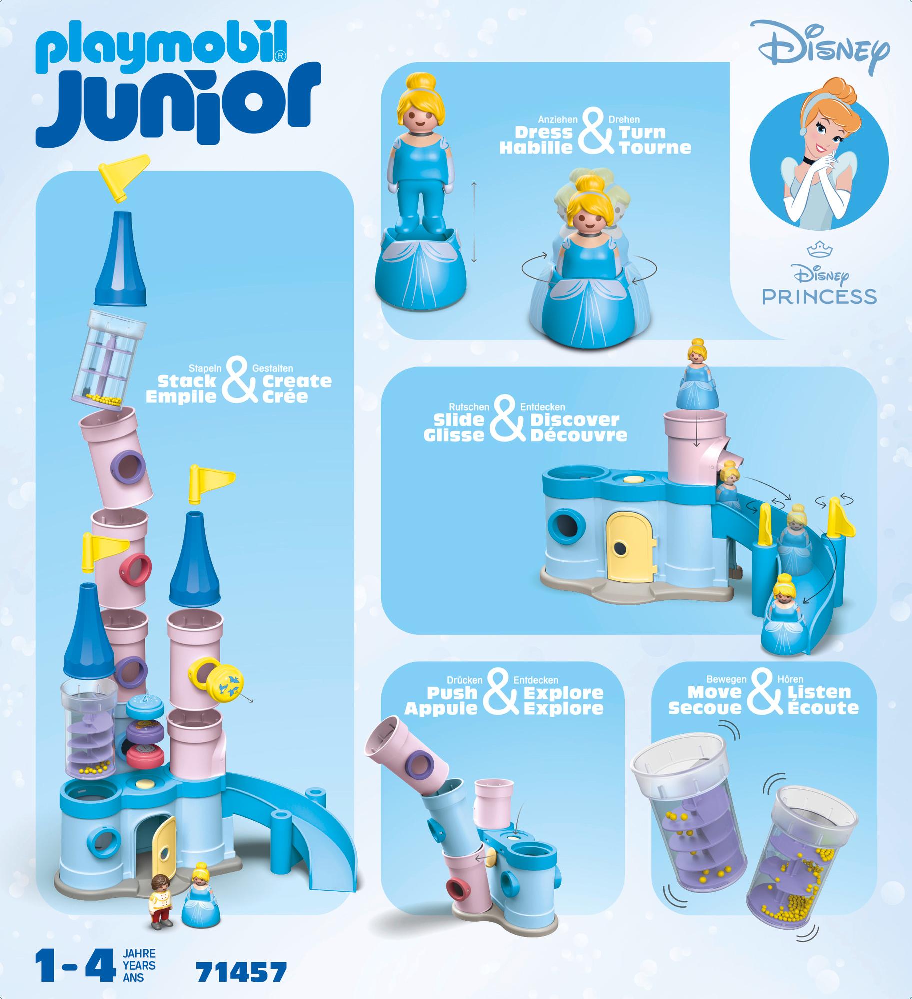 Produktbild PLAYMOBIL 71457 JUNIOR&Disney: Cinderellas Schloss 2 von 10