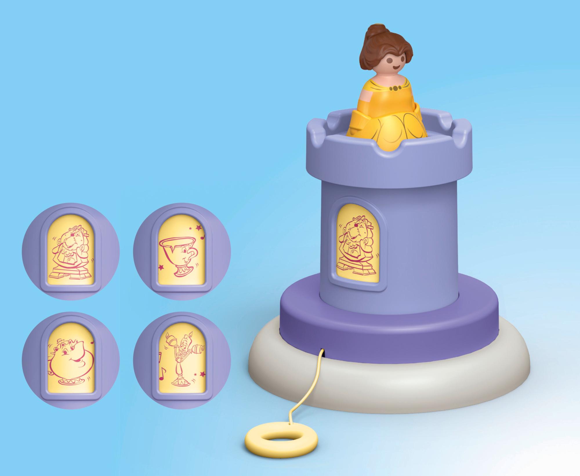 Produktbild PLAYMOBIL 71458 JUNIOR&Disney: Belles Spielturm mit Melodie 6 von 8