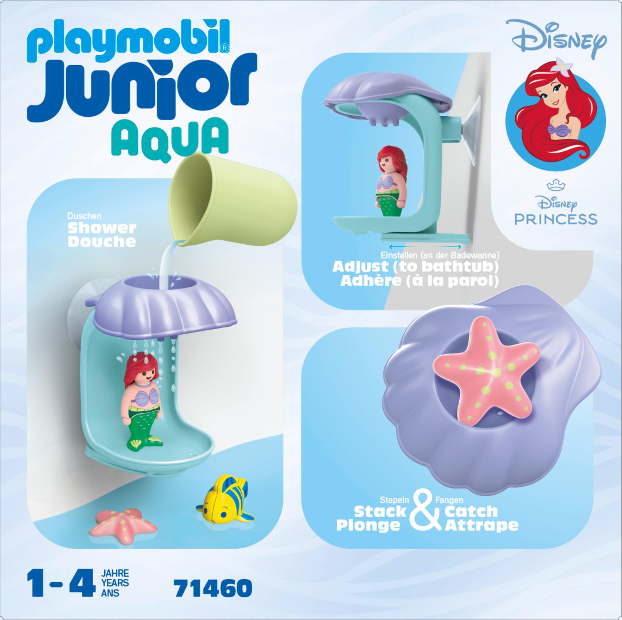 Produktbild PLAYMOBIL 71460 JUNIOR&Disney: Arielles Muscheldusche 2 von 8