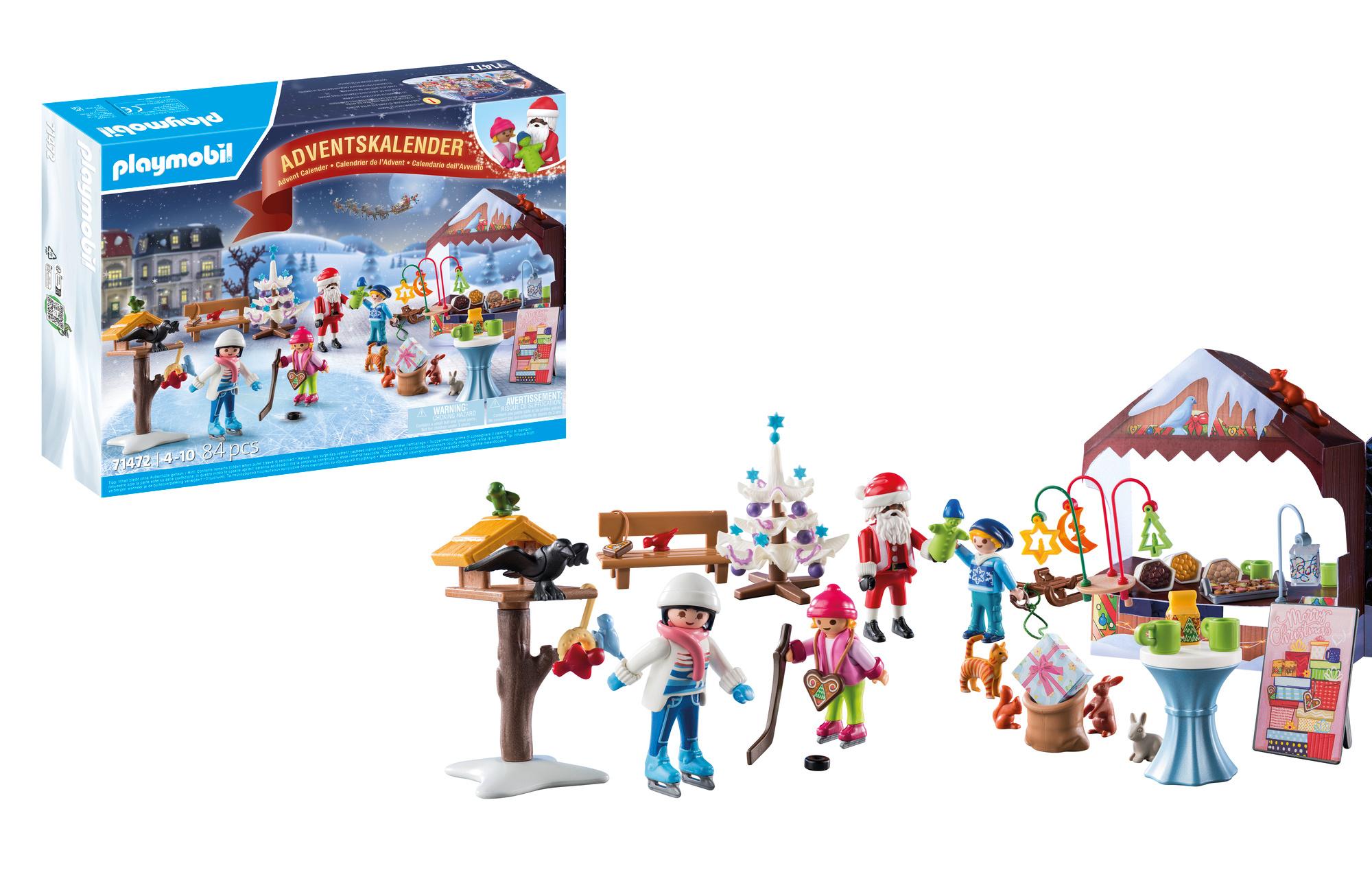 PLAYMOBIL 71472 Adventskalender: Ausflug auf den Weihnachtsmarkt