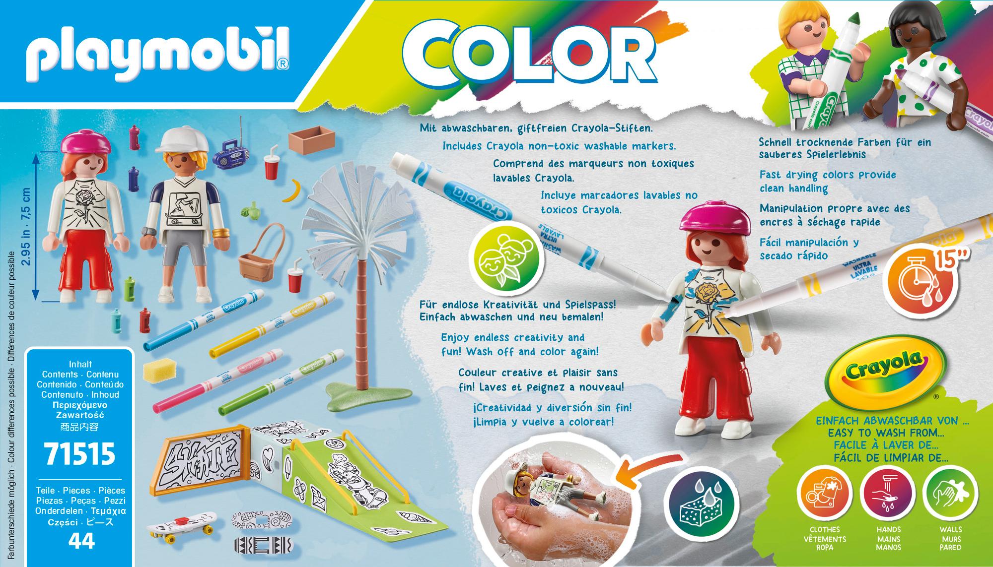Produktbild PLAYMOBIL 71515 - COLOR - Skatepark 2 von 5