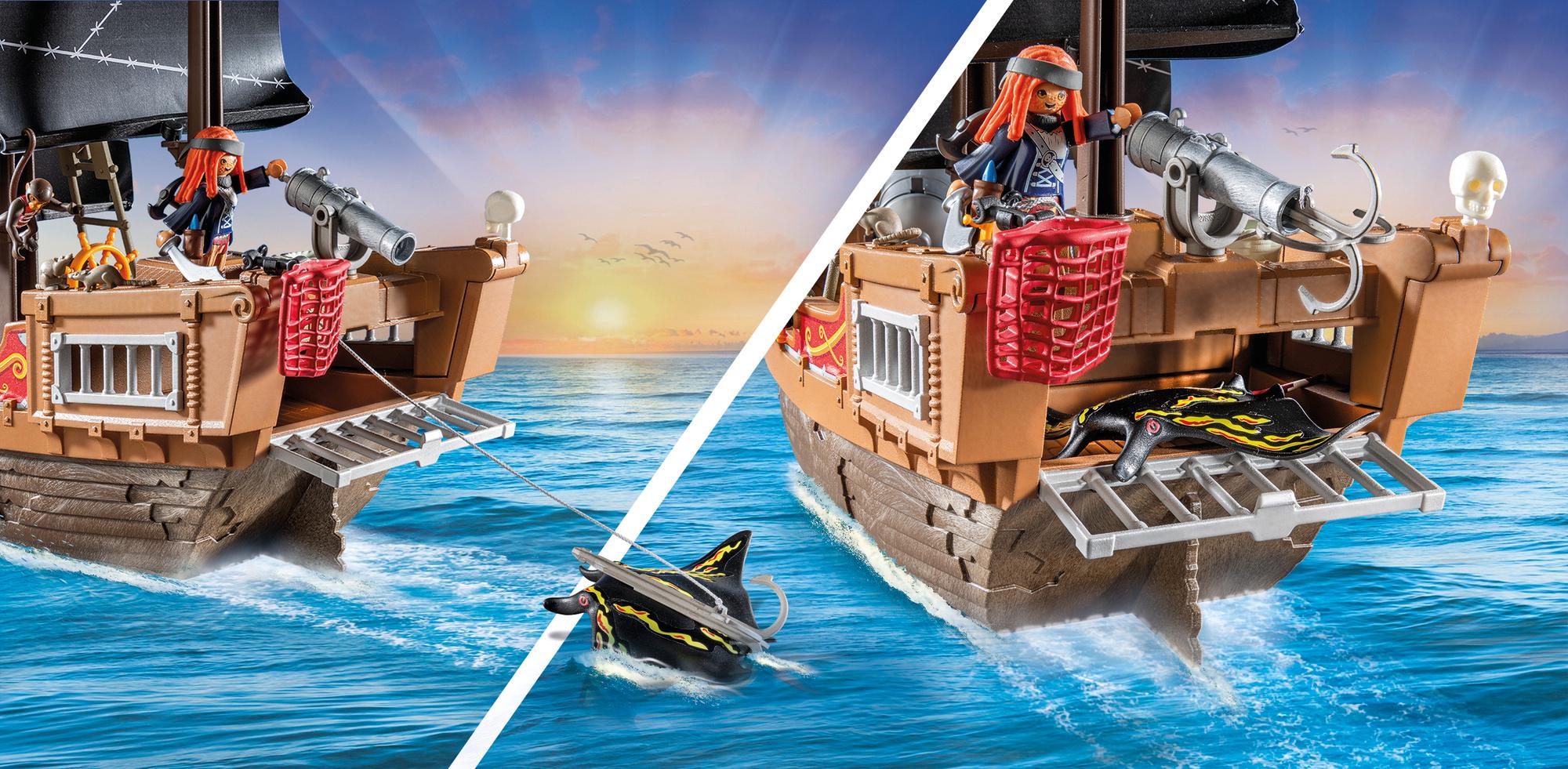 Produktbild PLAYMOBIL 71530 Großes Piratenschiff 4 von 6