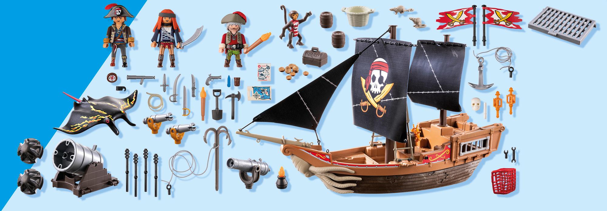 Produktbild PLAYMOBIL 71530 Großes Piratenschiff 6 von 6