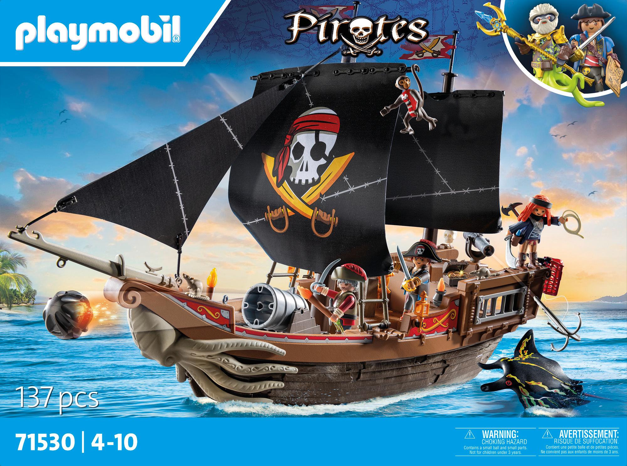 Produktbild PLAYMOBIL 71530 Großes Piratenschiff 3 von 6
