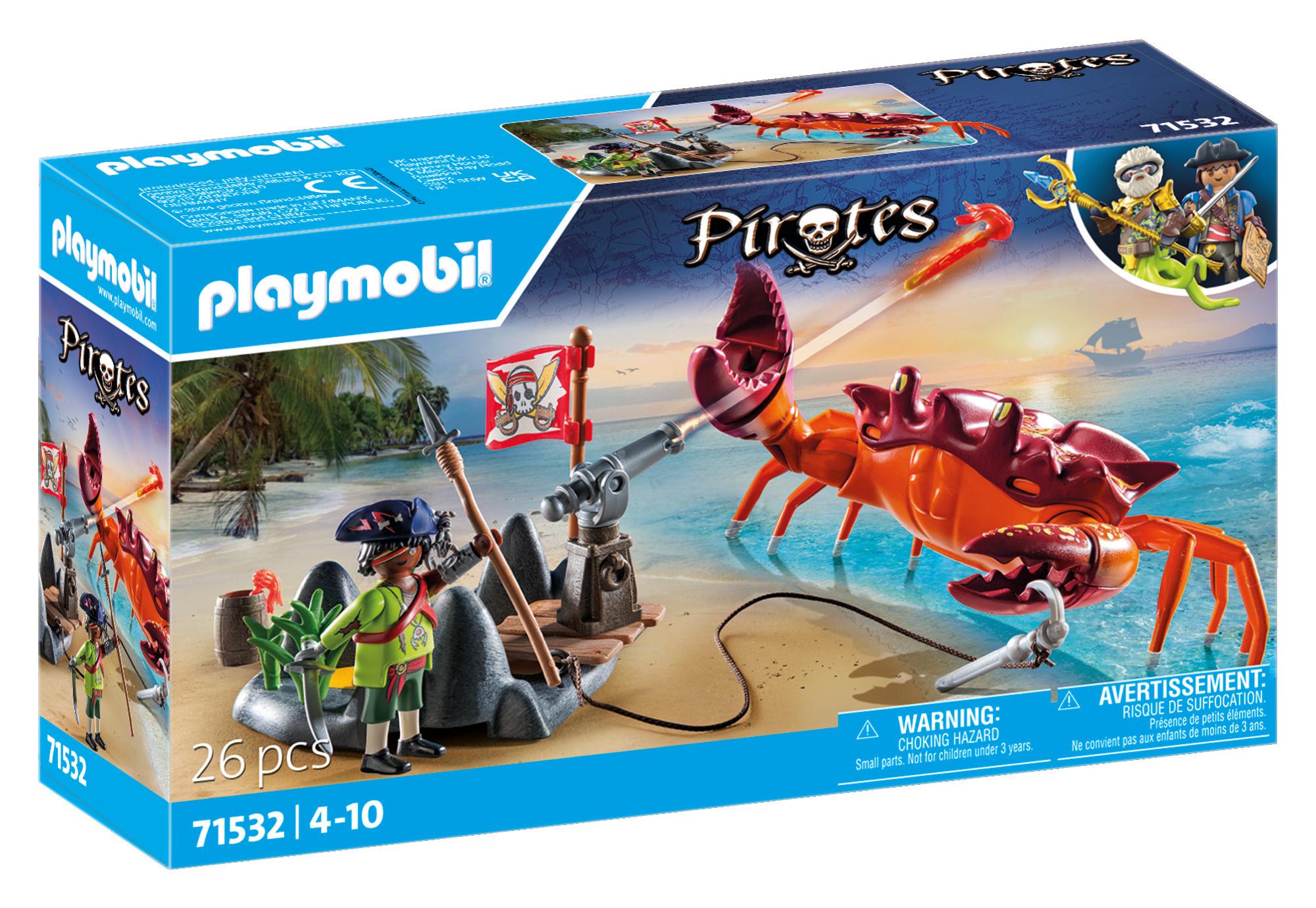 PLAYMOBIL 71532 Kampf gegen die Riesenkrabbe