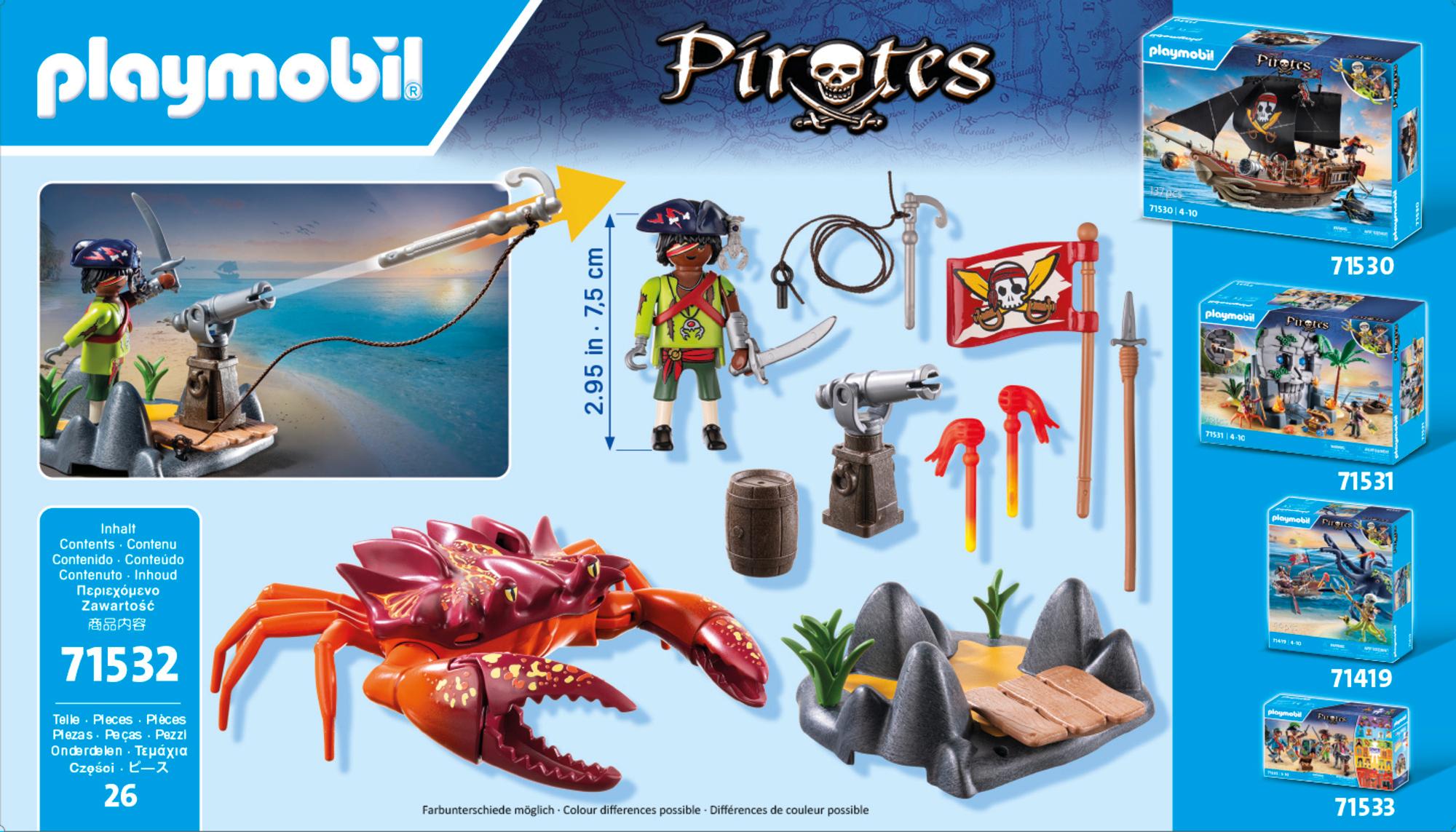 Produktbild PLAYMOBIL 71532 Kampf gegen die Riesenkrabbe 2 von 4