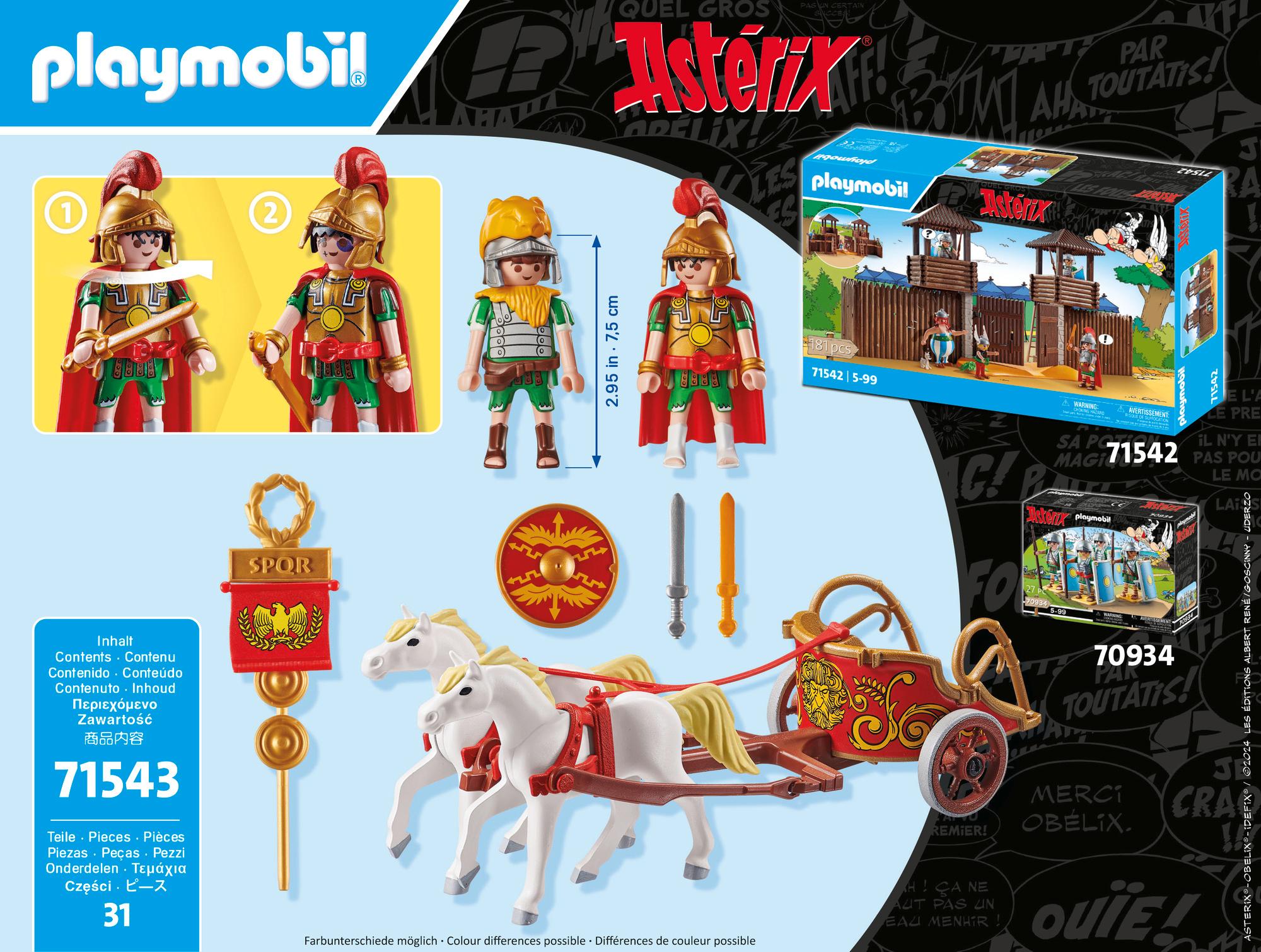 Produktbild PLAYMOBIL 71543 Asterix: Römischer Streitwagen 2 von 5