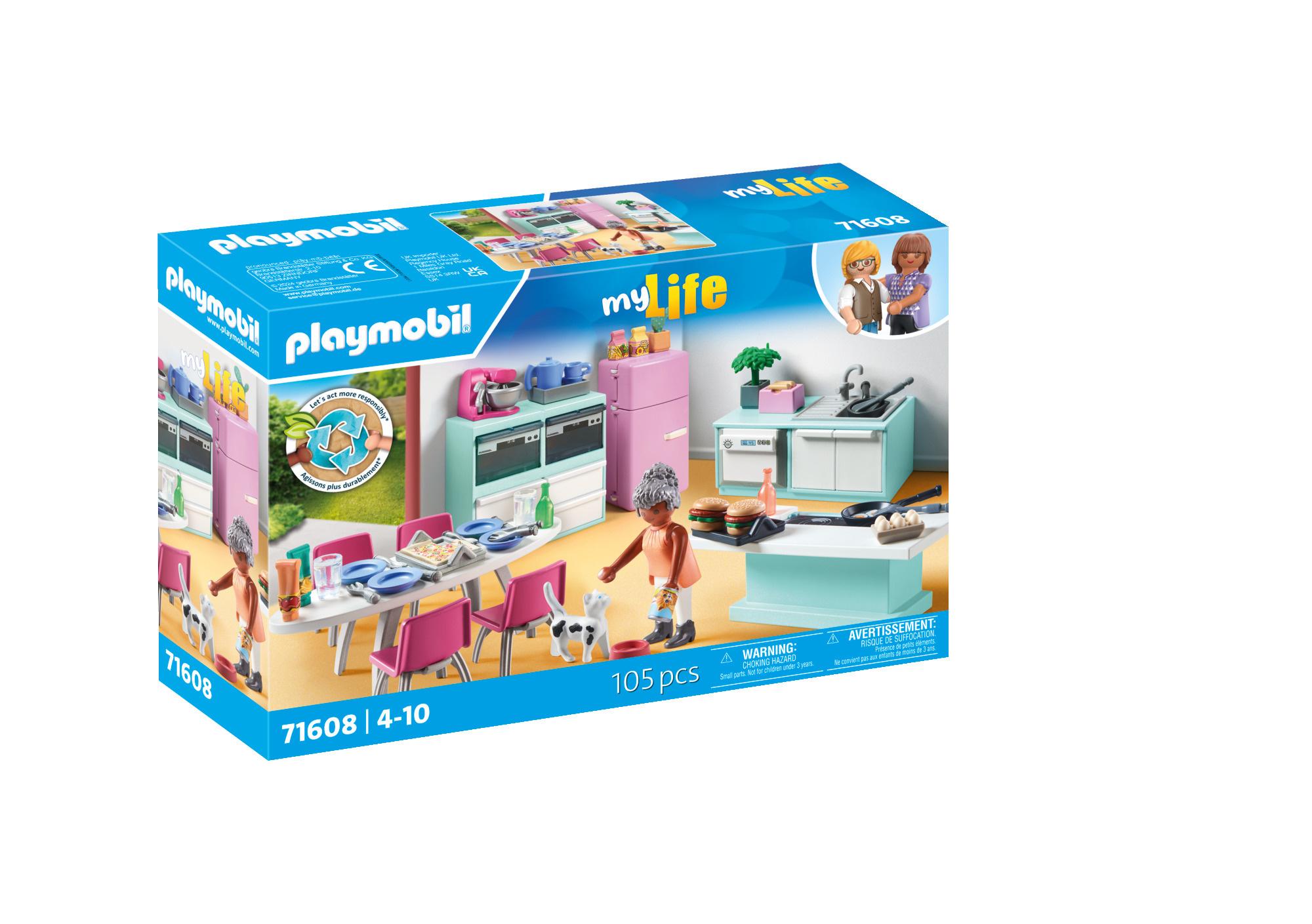 PLAYMOBIL 71608 - my Life - Küche mit Essplatz
