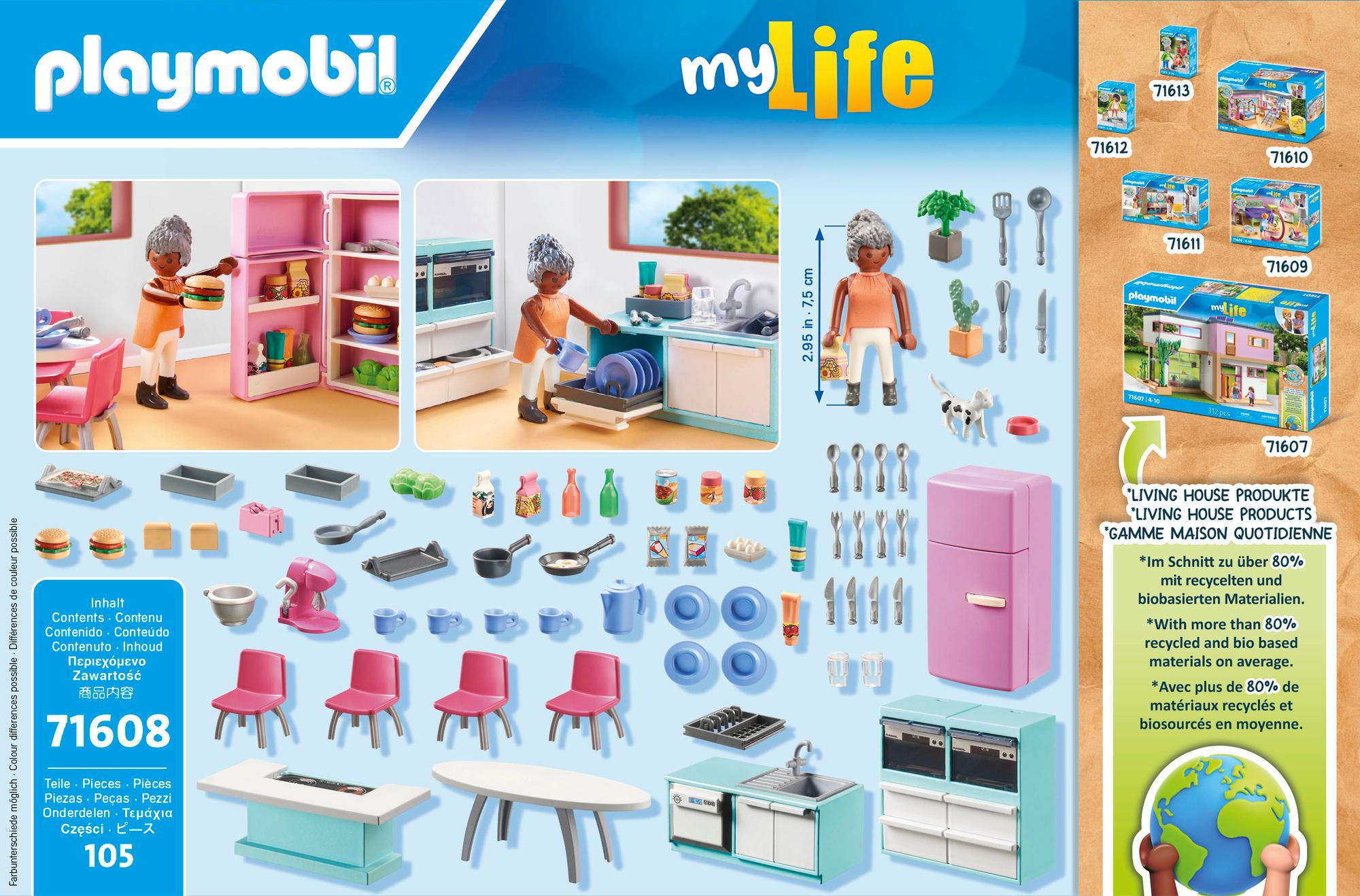 Produktbild PLAYMOBIL 71608 - my Life - Küche mit Essplatz 2 von 5