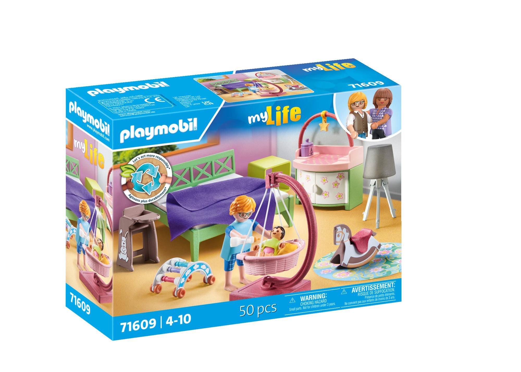 PLAYMOBIL 71609 - my Life - Schlafzimmer mit Babyspielecke