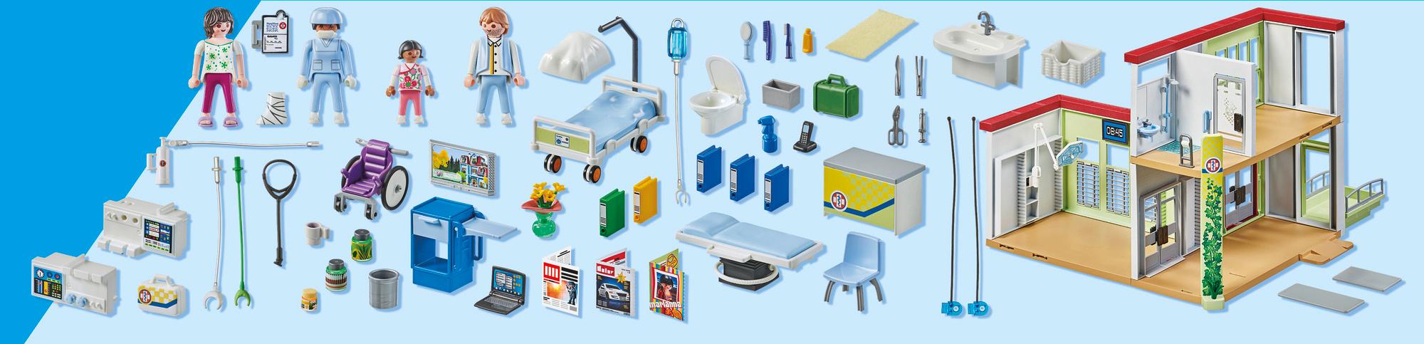 Produktbild PLAYMOBIL 71615 - City Life - Modernes Krankenhaus 4 von 9