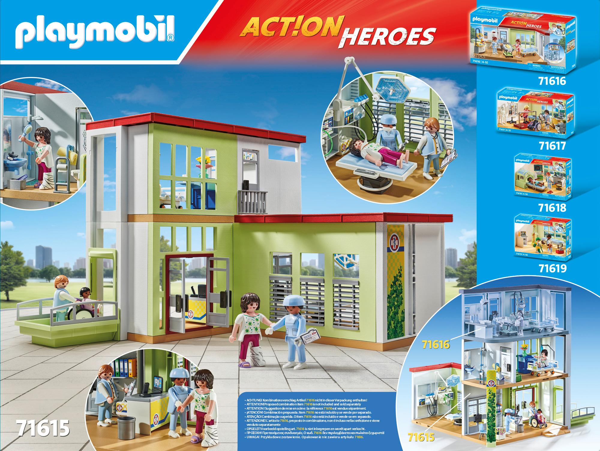 Produktbild PLAYMOBIL 71615 - City Life - Modernes Krankenhaus 2 von 9