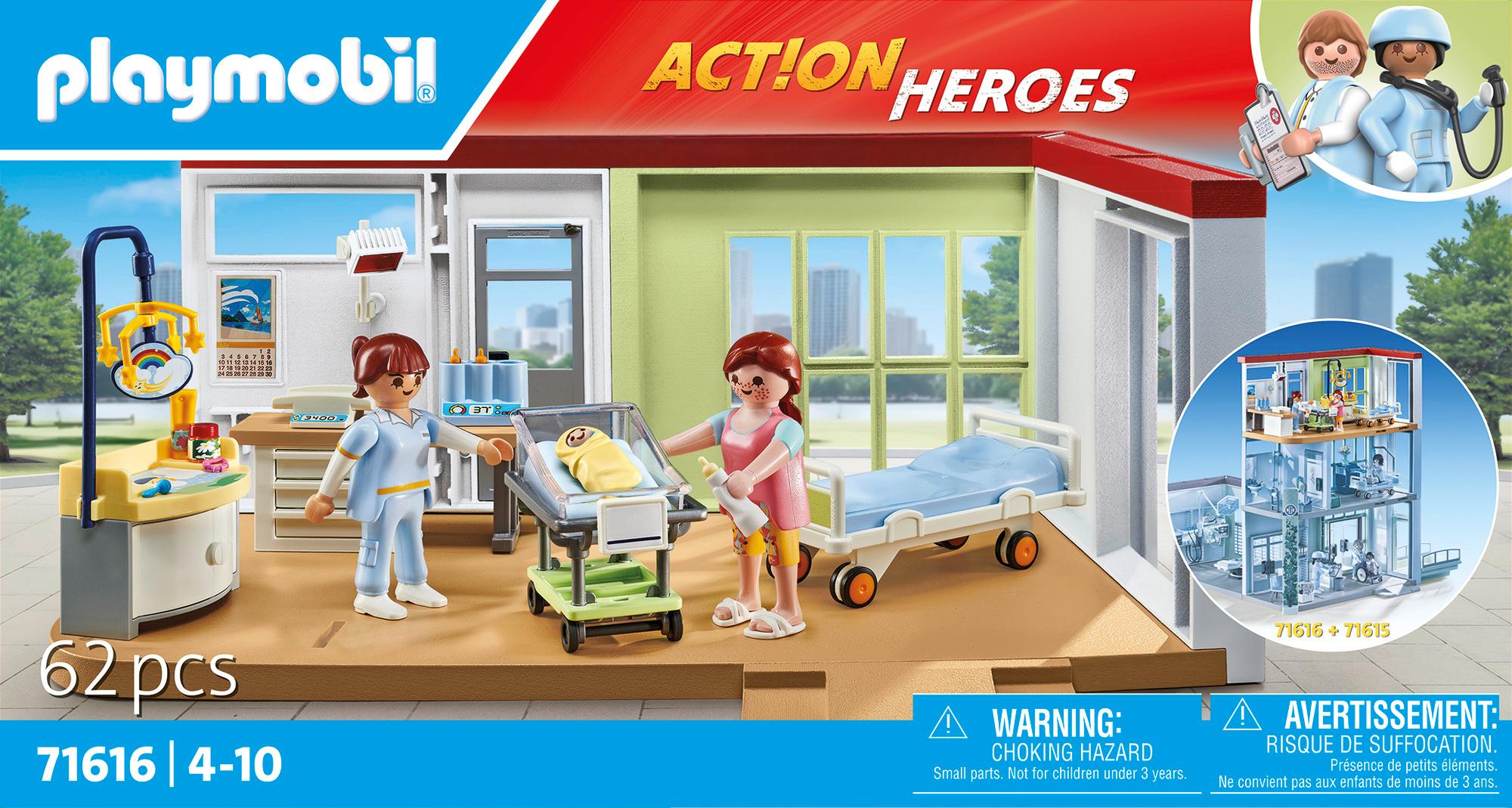 Produktbild PLAYMOBIL 71616 - City Life - Entbindungsstation 3 von 7
