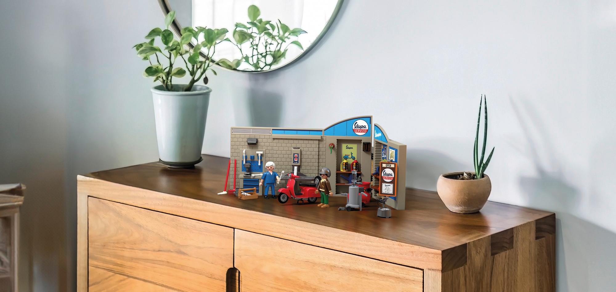 Produktbild PLAYMOBIL 71620 60er Vespa Werkstatt 5 von 8
