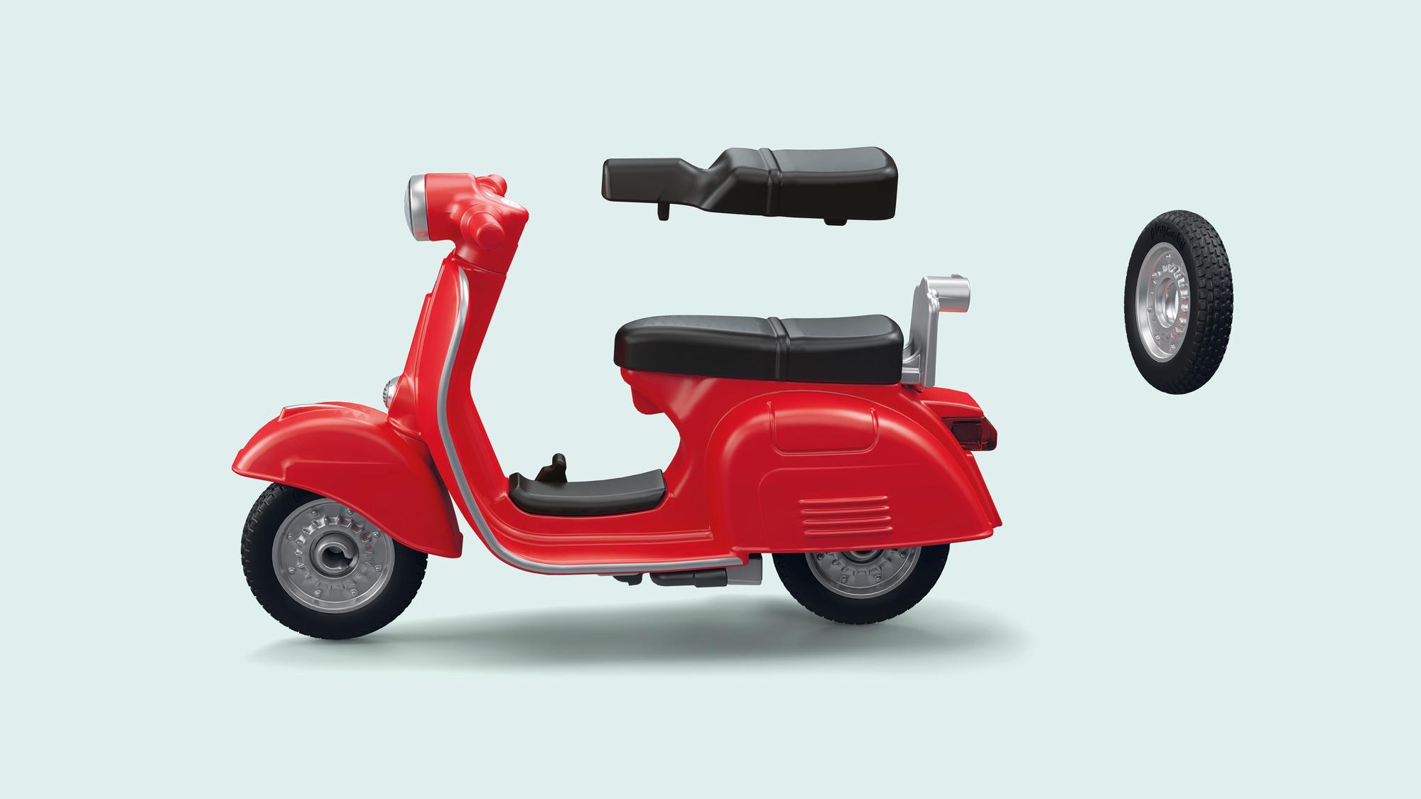 Produktbild PLAYMOBIL 71620 60er Vespa Werkstatt 7 von 8