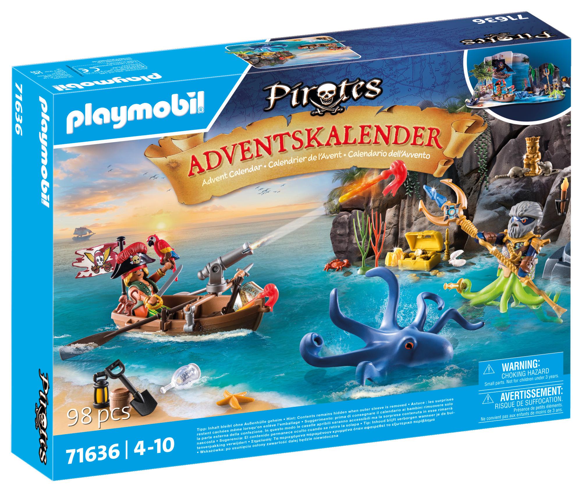 PLAYMOBIL 71636 - Pirates - Adventskalender: Piraten