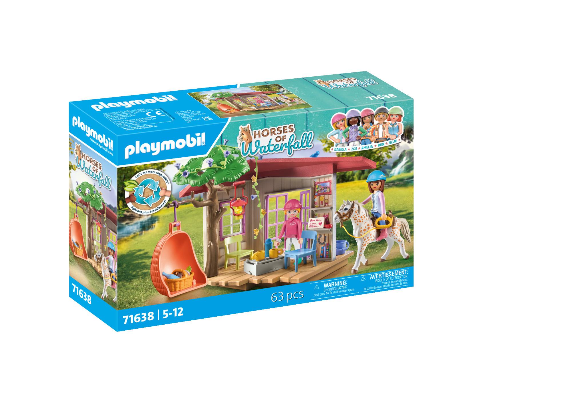 PLAYMOBIL 71638 - Horses of Waterfall - Geheimes Clubhaus für Pferdefans