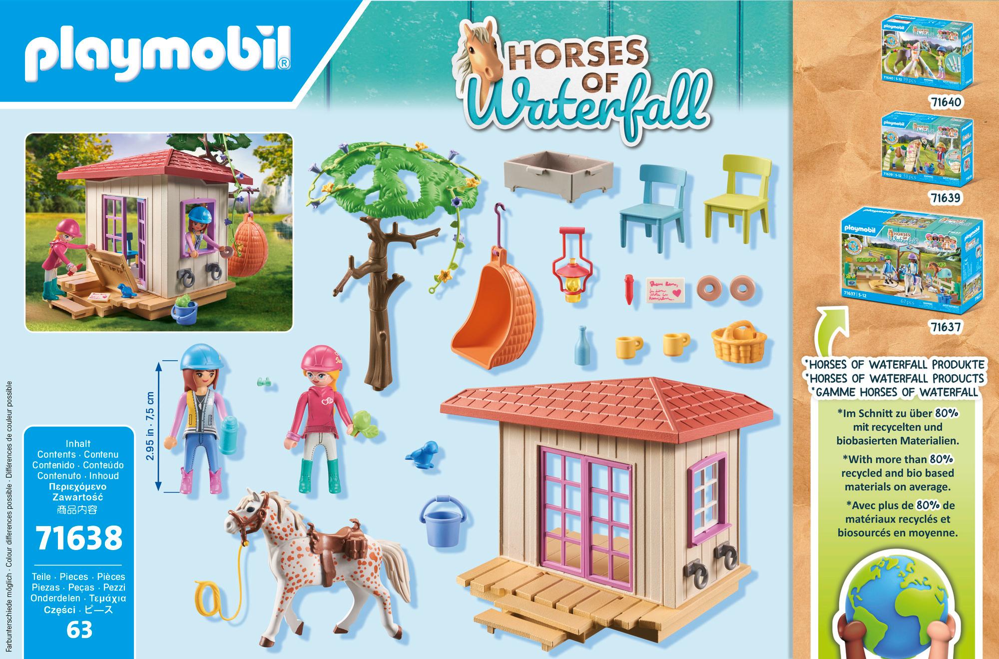 Produktbild PLAYMOBIL 71638 - Horses of Waterfall - Geheimes Clubhaus für Pferdefans 2 von 4